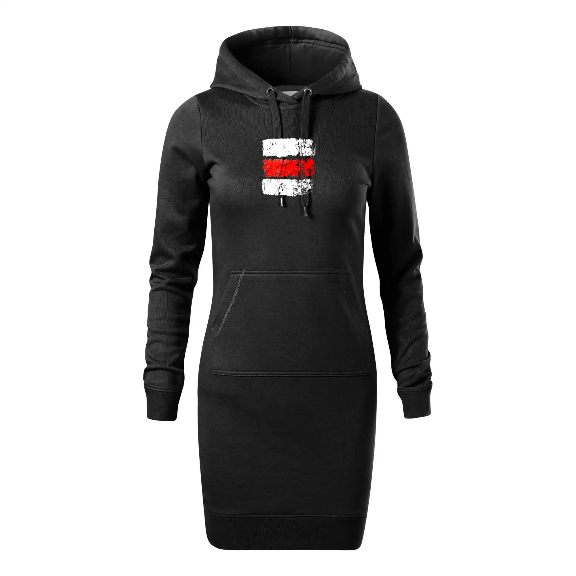 Trička pre cestovateľov - Turistická značka - červená - Dámska mikina dlhá Snap