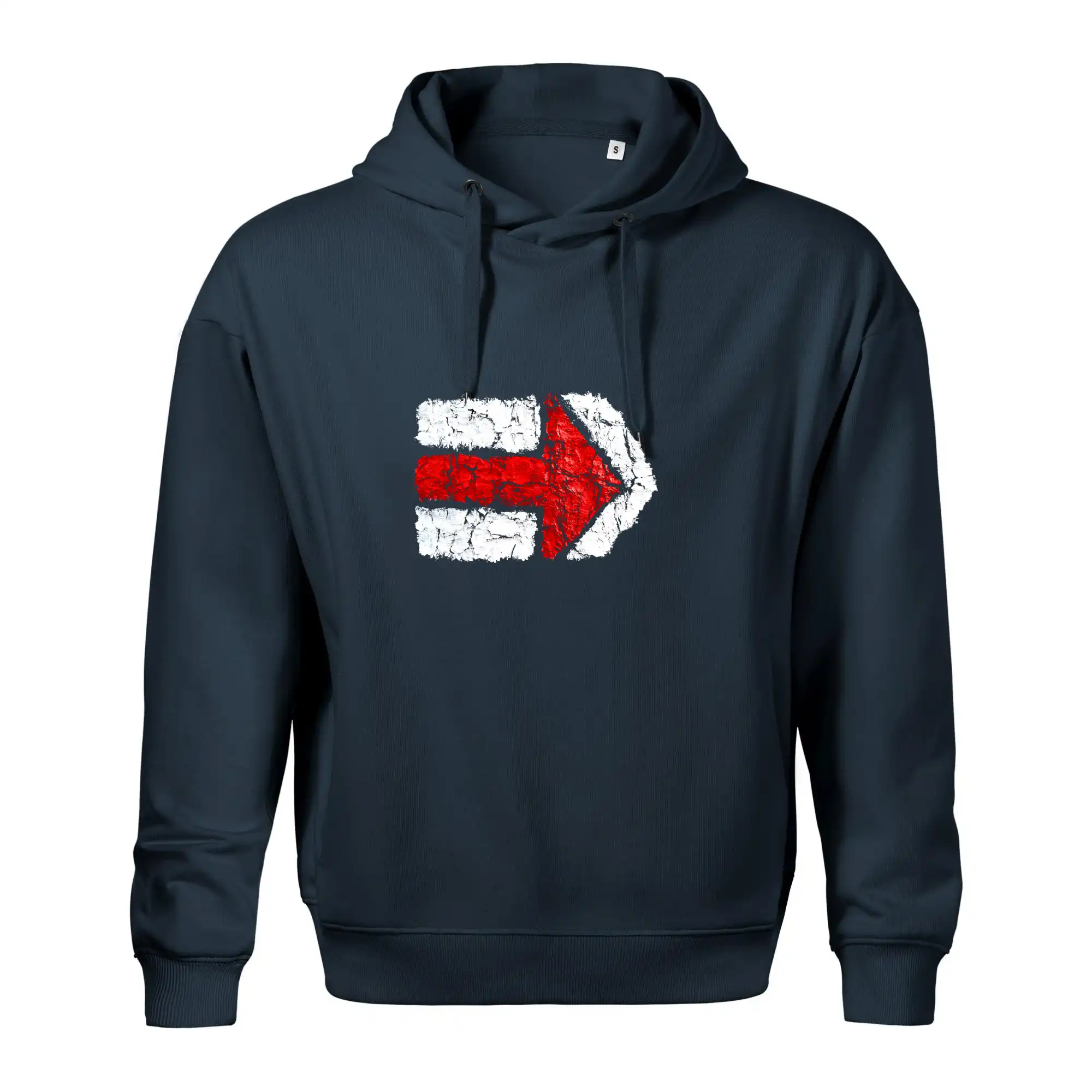 Trička na kempovanie - Párová turistická značka červená - Oversized mikina pánska Moon - kratšia + širšia