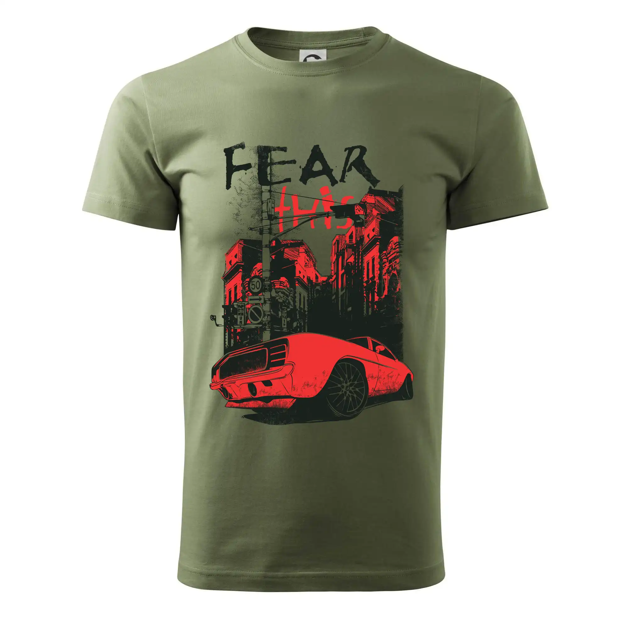 Auto tričká - Fear this car - Pánske tričko nižšej gramáže