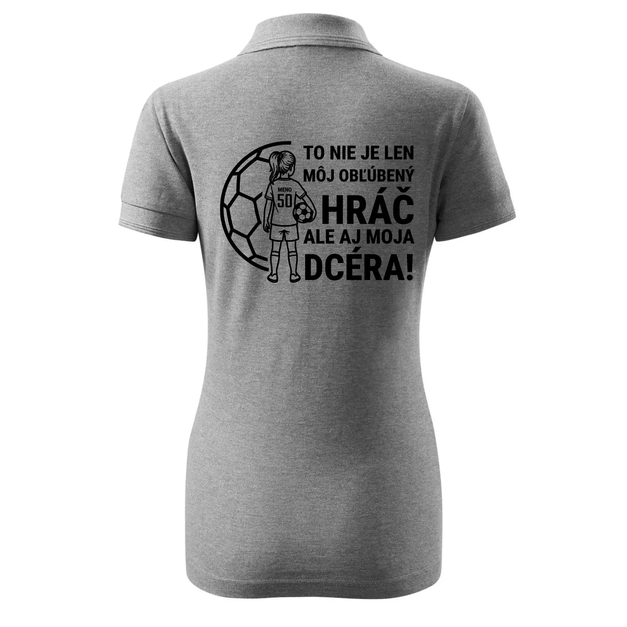 Futbalová mama - jedna dcéra (vaše meno a číslo)