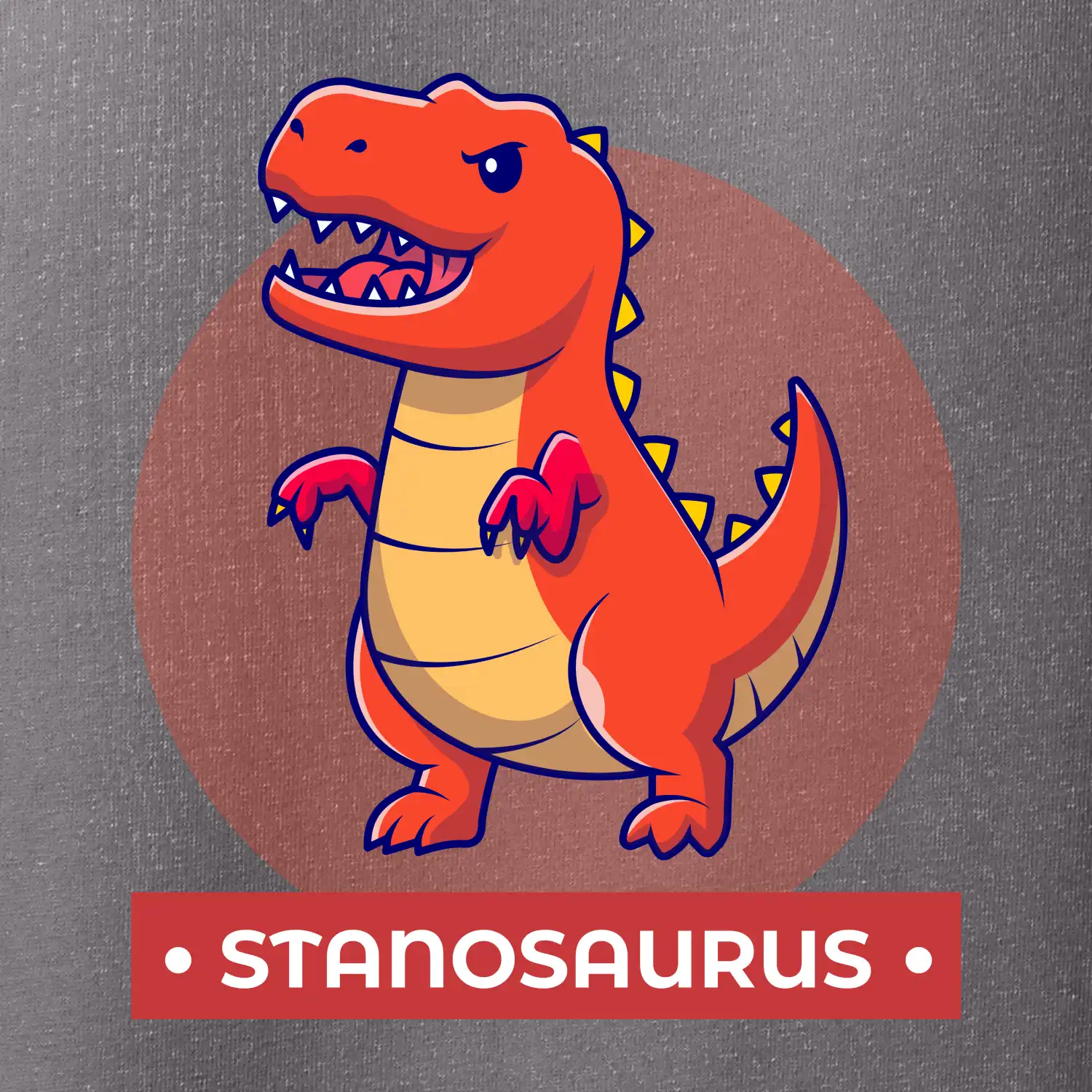 Dinosaurie mená - oranžový dinosaurus SK