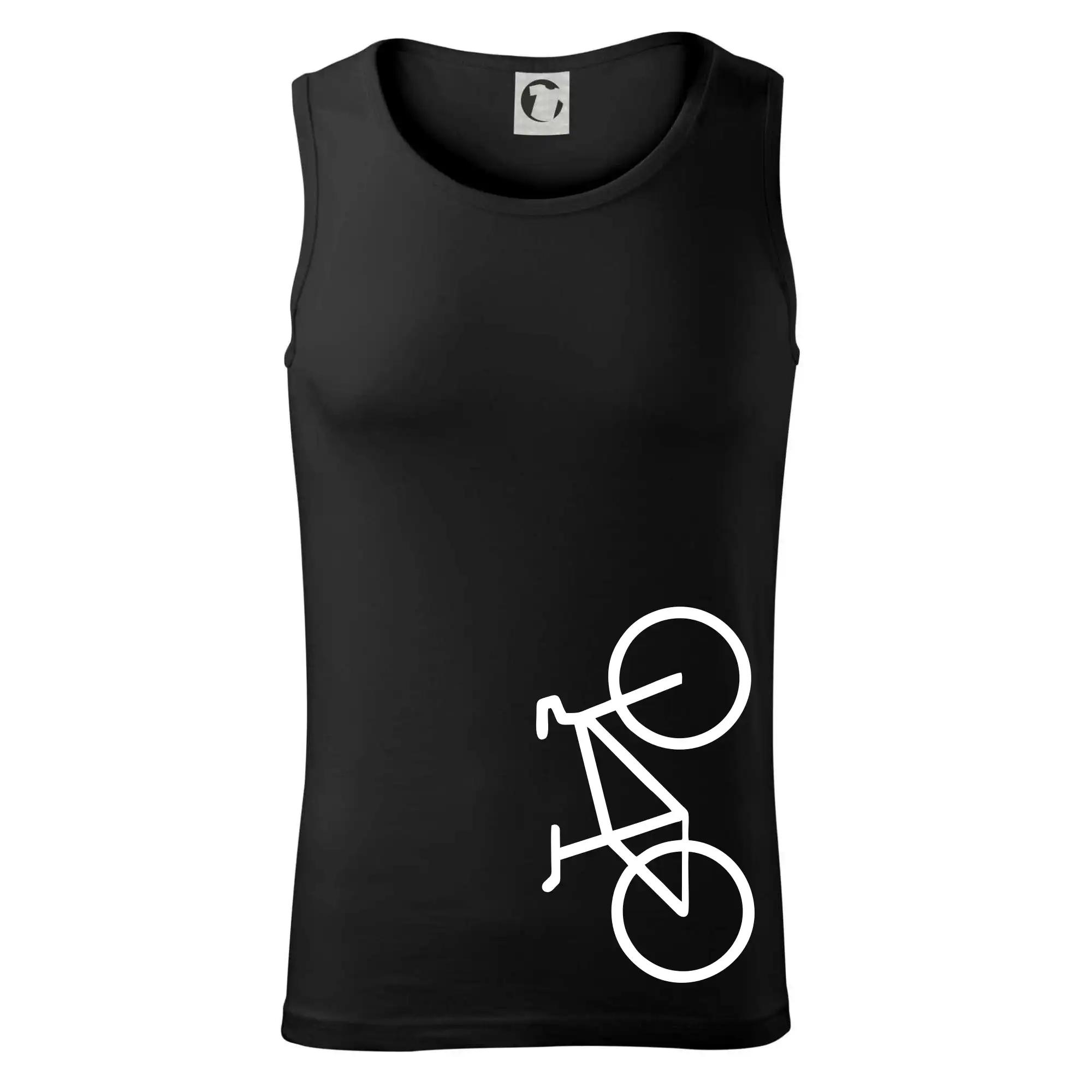 Tričko ako darček pre cyklistu - Bicykel na výšku - Tielko pánske Core