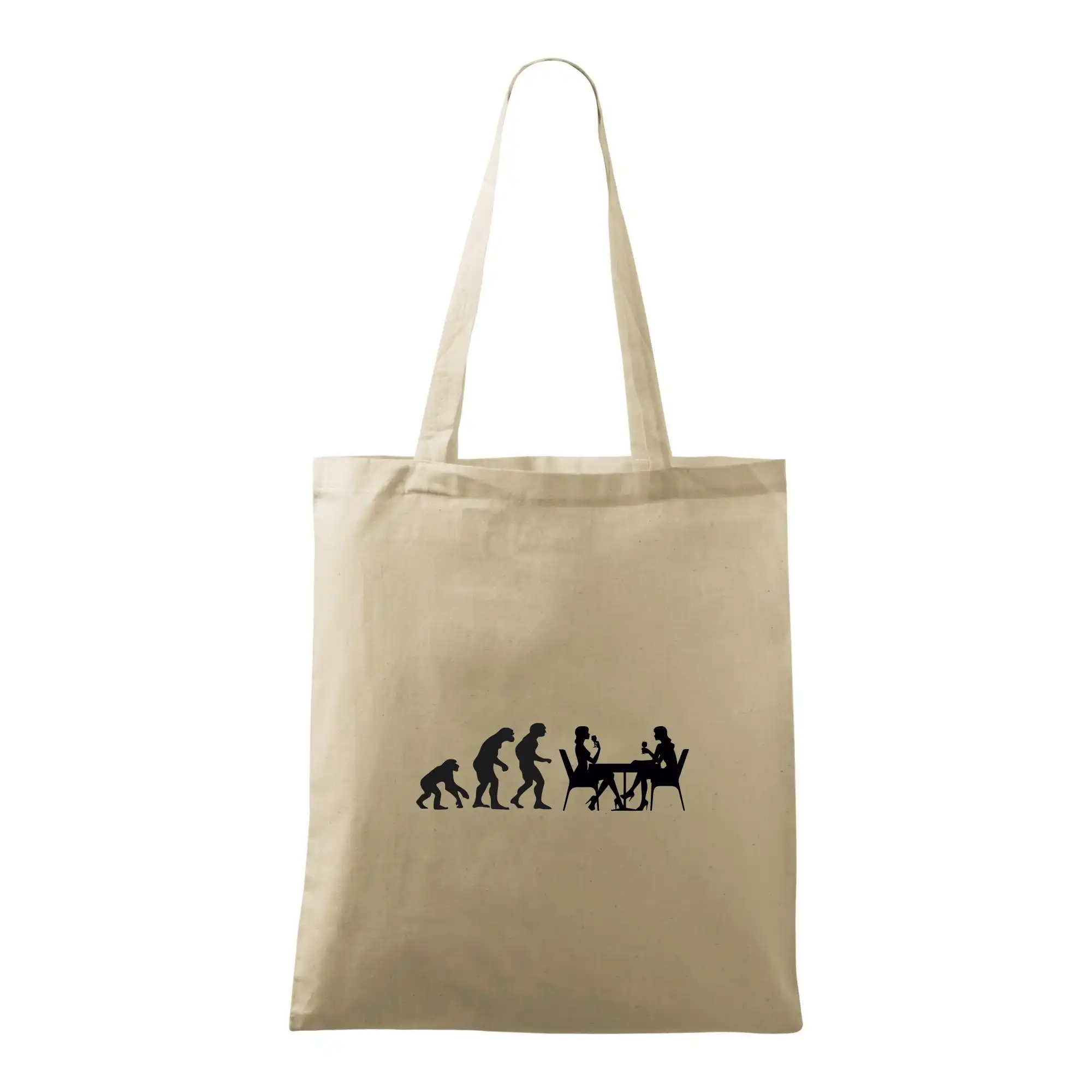 Vtipná tričká s tematikou vína - Evoluce vína ženy - Taška bavlnená