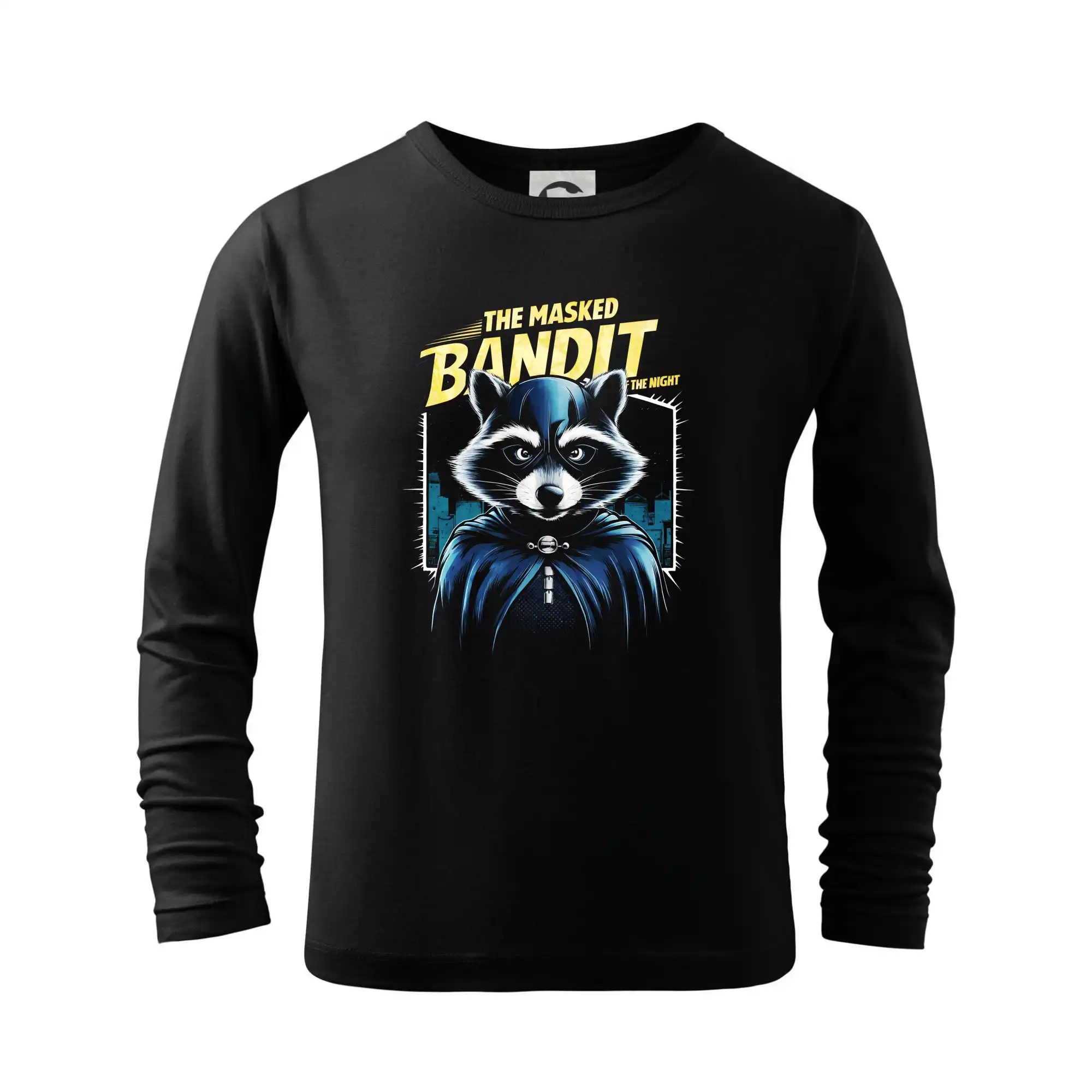 Tričká so zvieratami - Mýval v plášti masked bandit - Tričko detské Long Sleeve