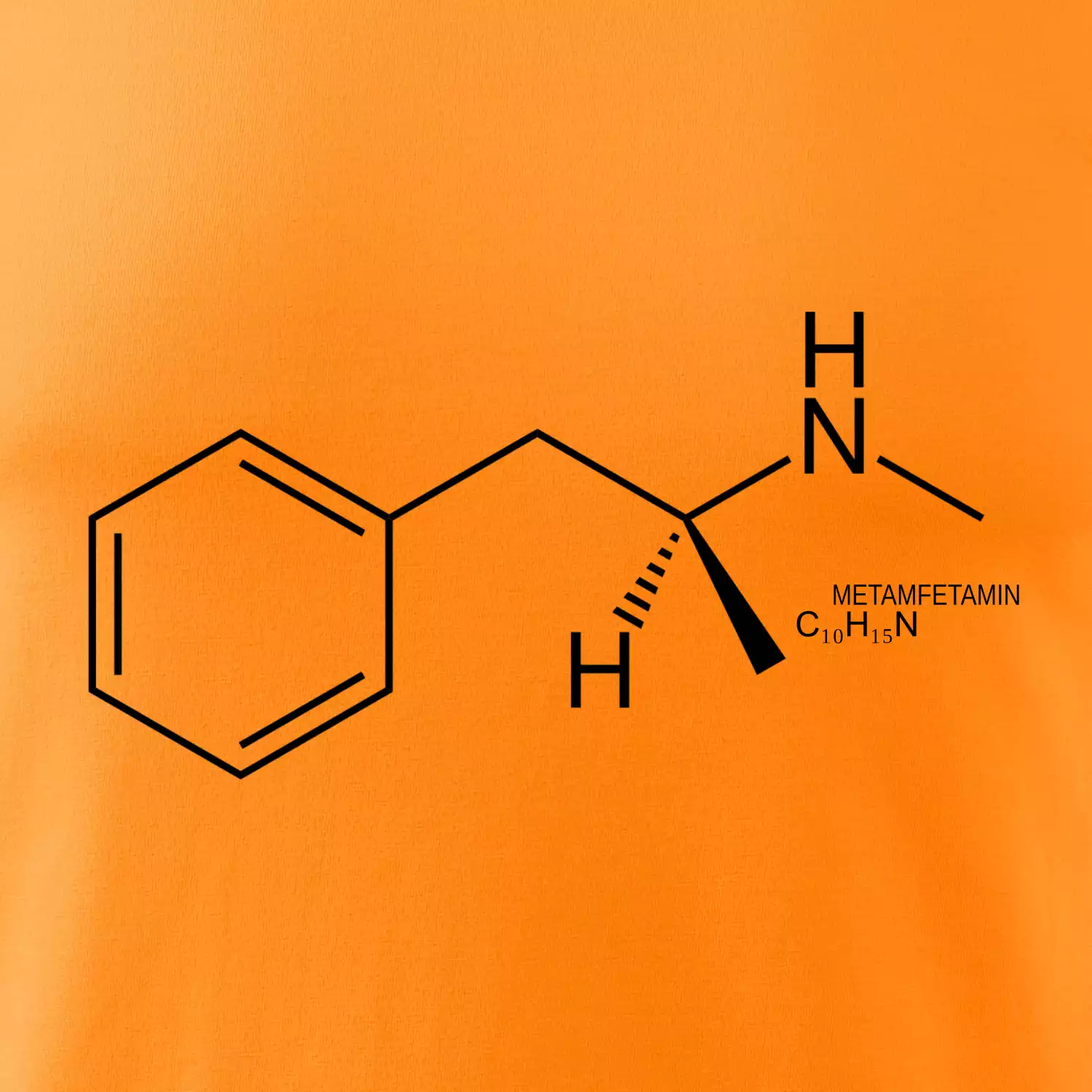 Molekulární struktura pervitin