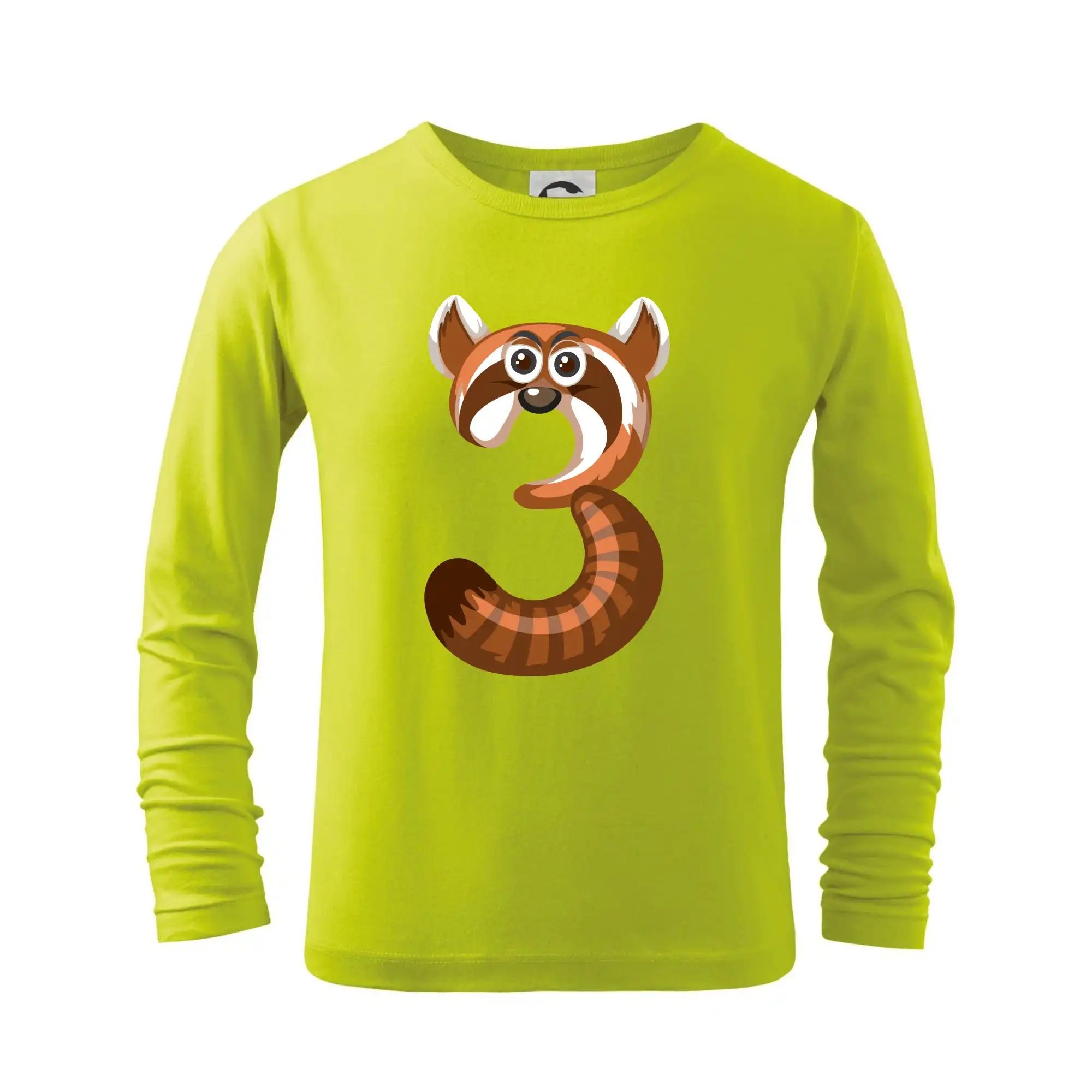 Vek dieťaťa zviera 3 - Tričko detské Long Sleeve