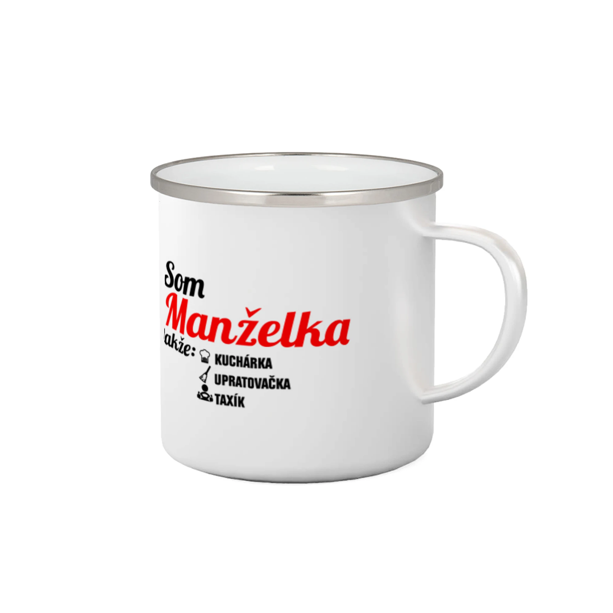 Tričká a mikiny pre mamičky - Som manželka takže... - Plecháčik