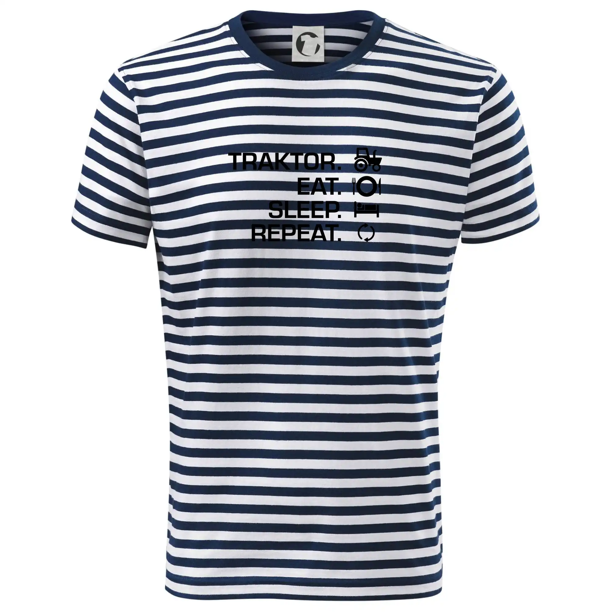 Traktor eat sleep repeat - Tričko na vodu