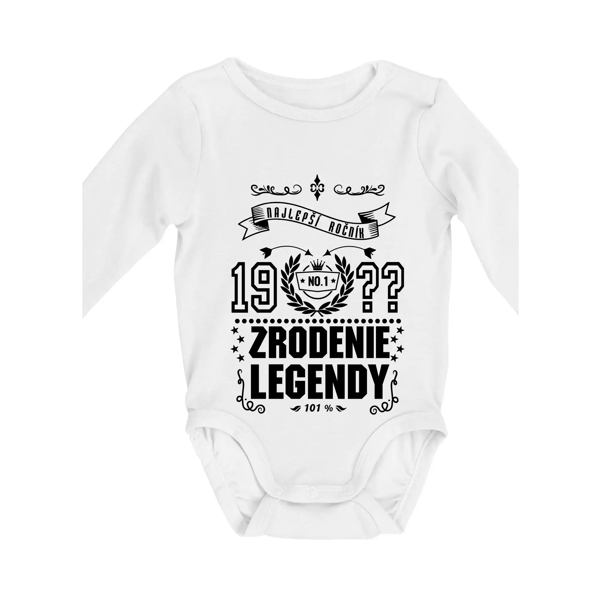 Trička Zrodenie legendy - Zrodenie legendy - pre všetkých - Body dojčenské s dlhým rukávom