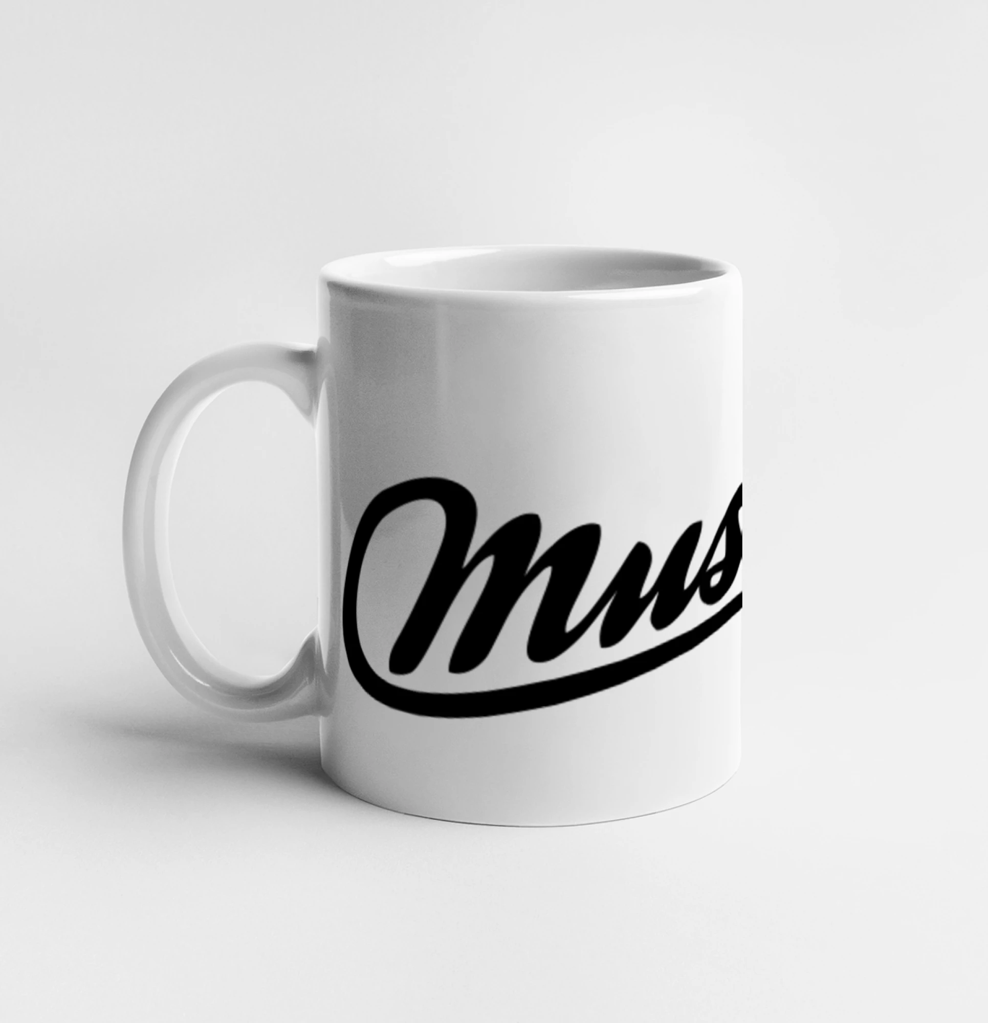 Mustache - nápis