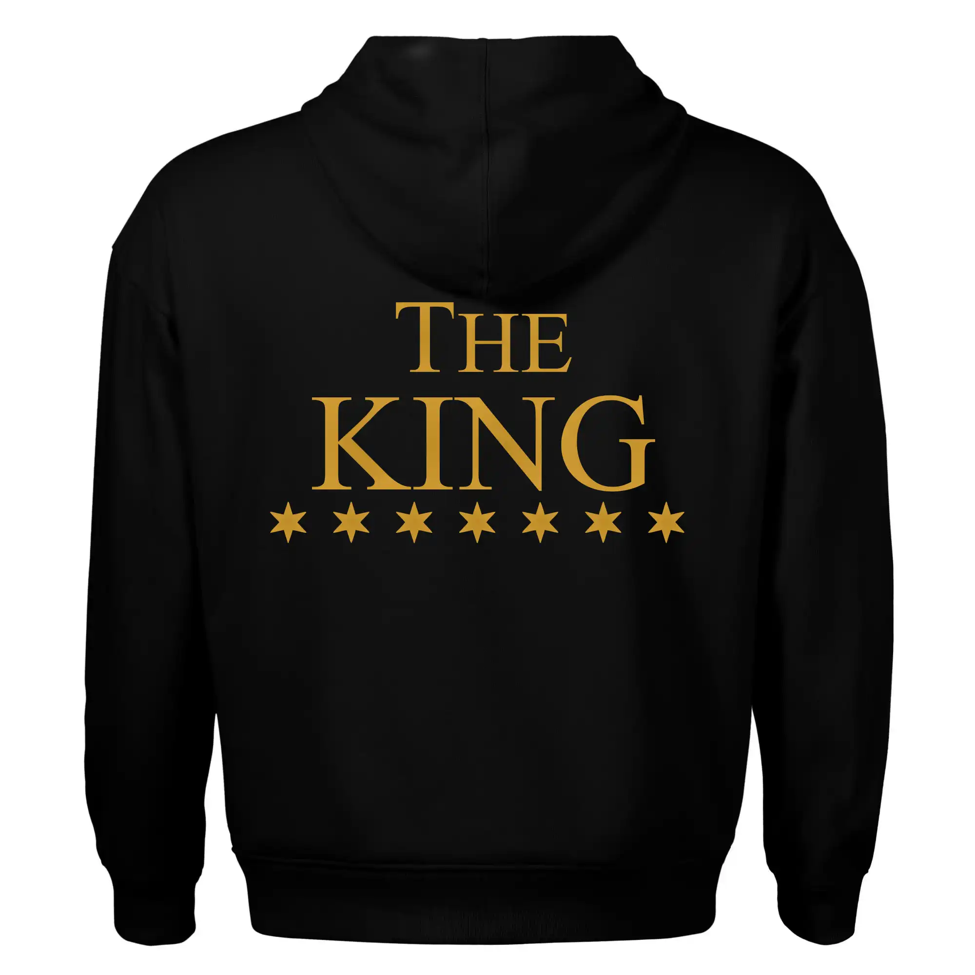 Tričká pre zamilovaných - The King - His Queen - párové triko - Oversized mikina pánska Moon - kratšia + širšia