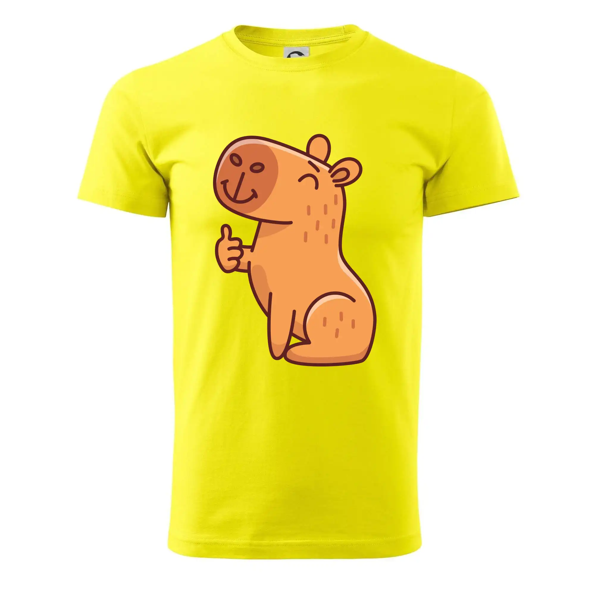 Kapybara s palcem nahoru