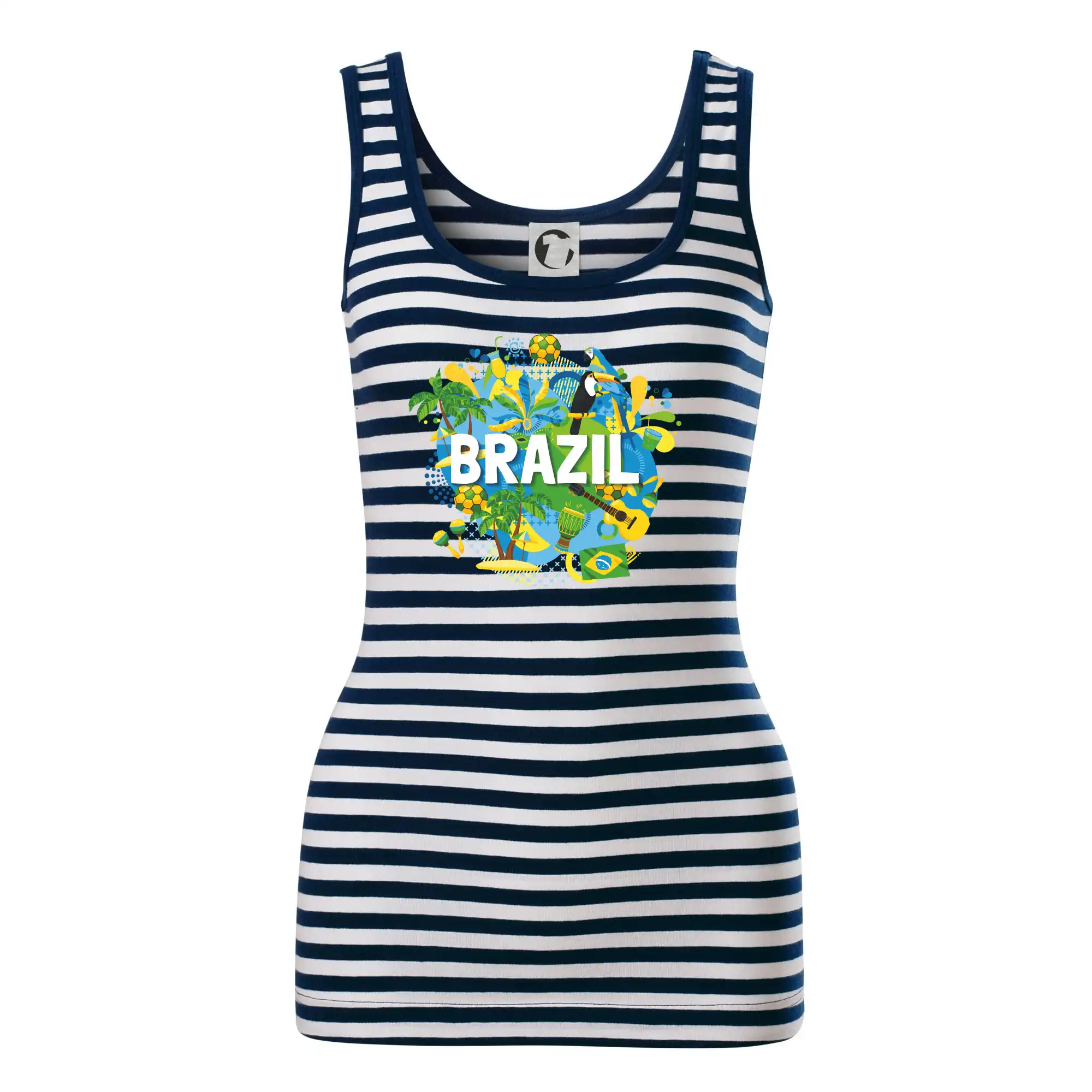 Ostatné mestá / miesta - Brazília Farebný obrázok - Sailor tielko na vodu