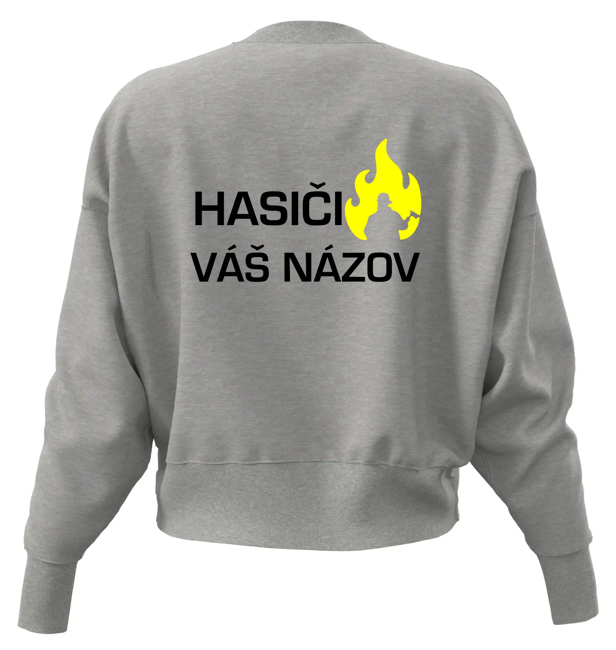 Hasiči - Váš názov - FLUO + Reflexná potlač