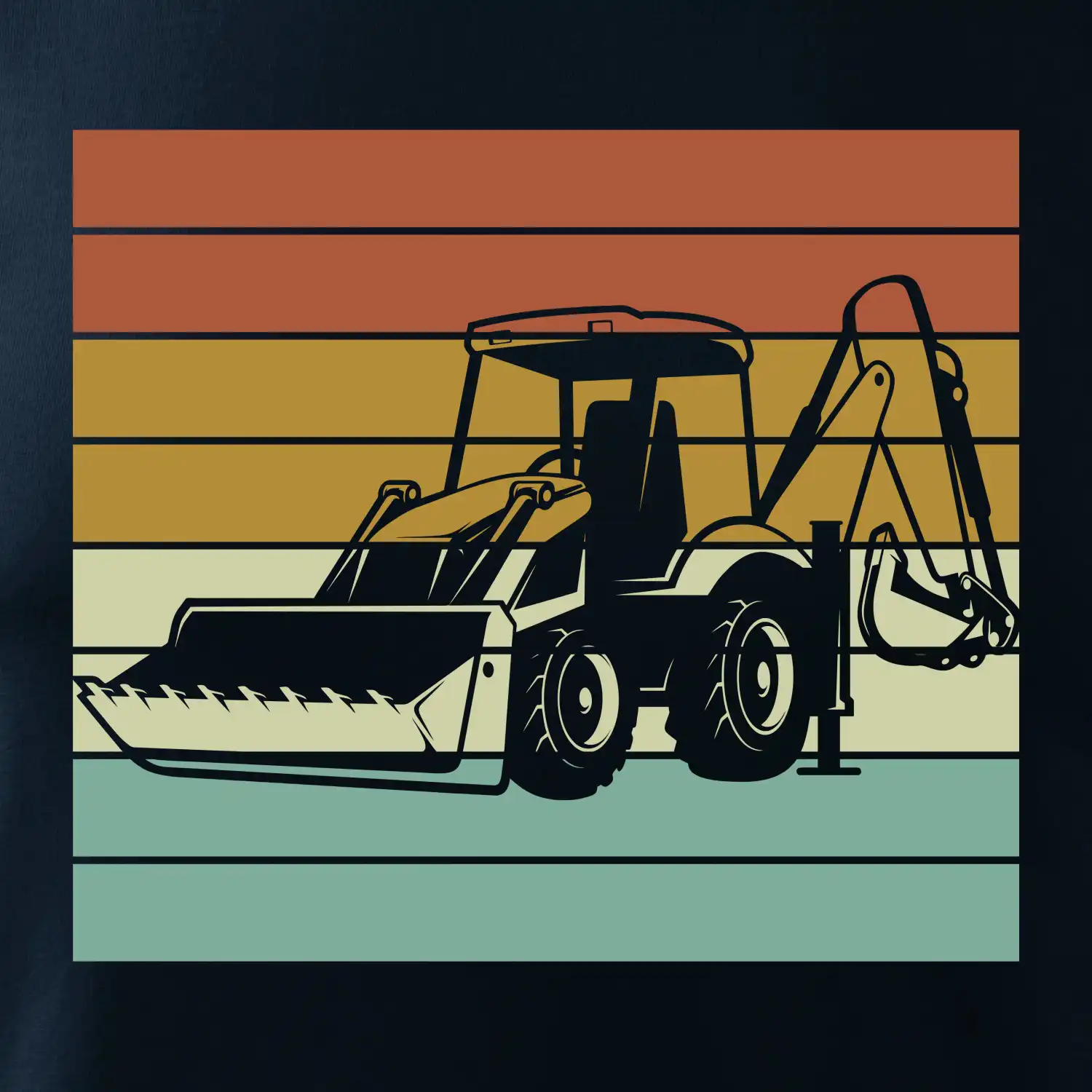 Vintage traktorbagr