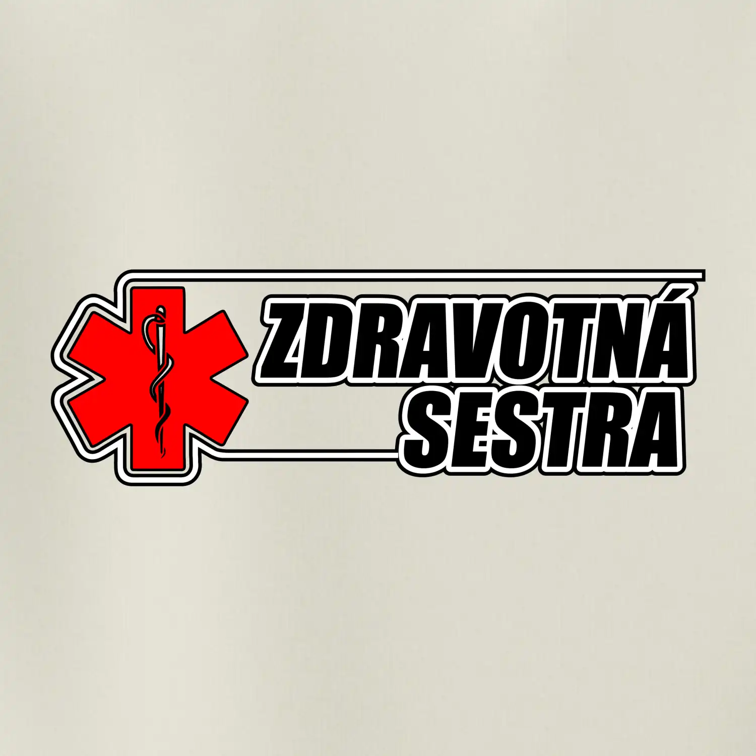 Zdravotná sestra - kríž