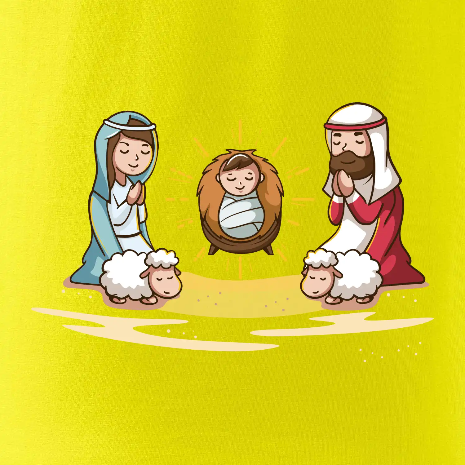 Ježíšek v jesličkách