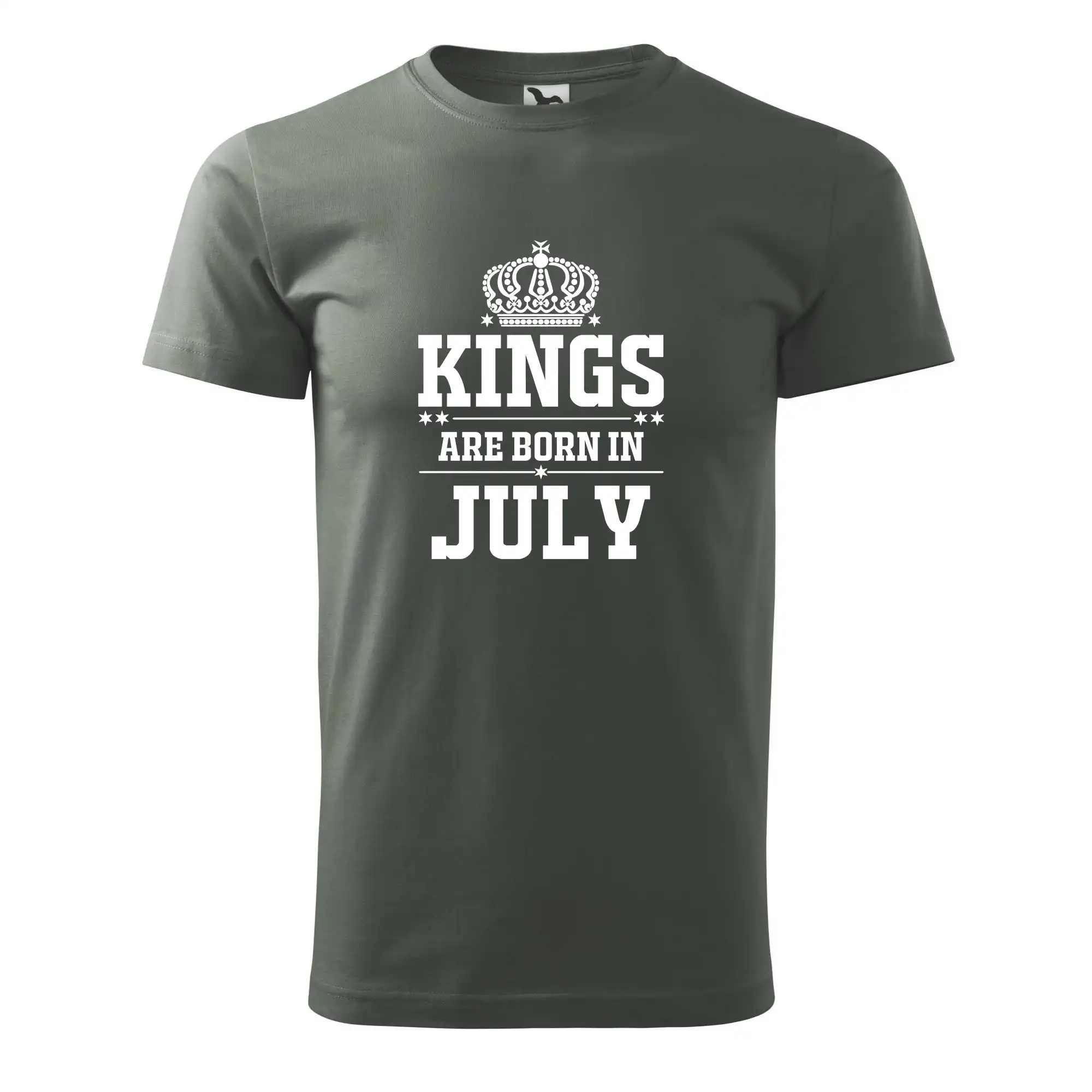 Tričká pre narodených v júli - Kings are born in July - Pánske tričko nižšej gramáže