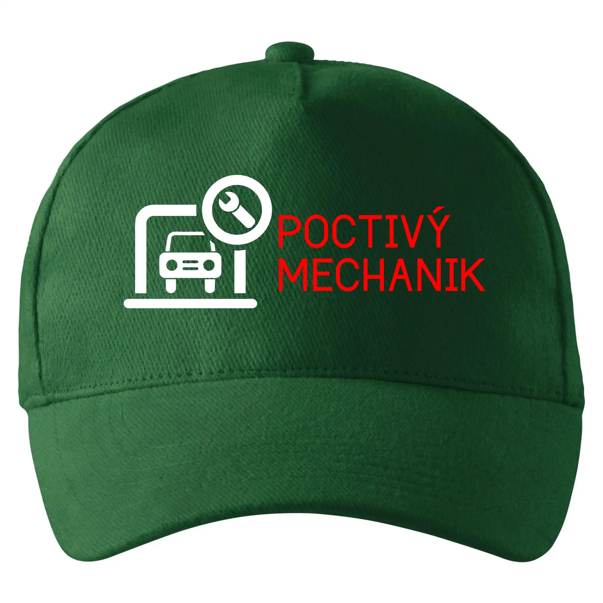 Vtipné tričká do práce - Poctivý mechanik - Šiltovka so zahnutým šiltom a mosaznou sponou