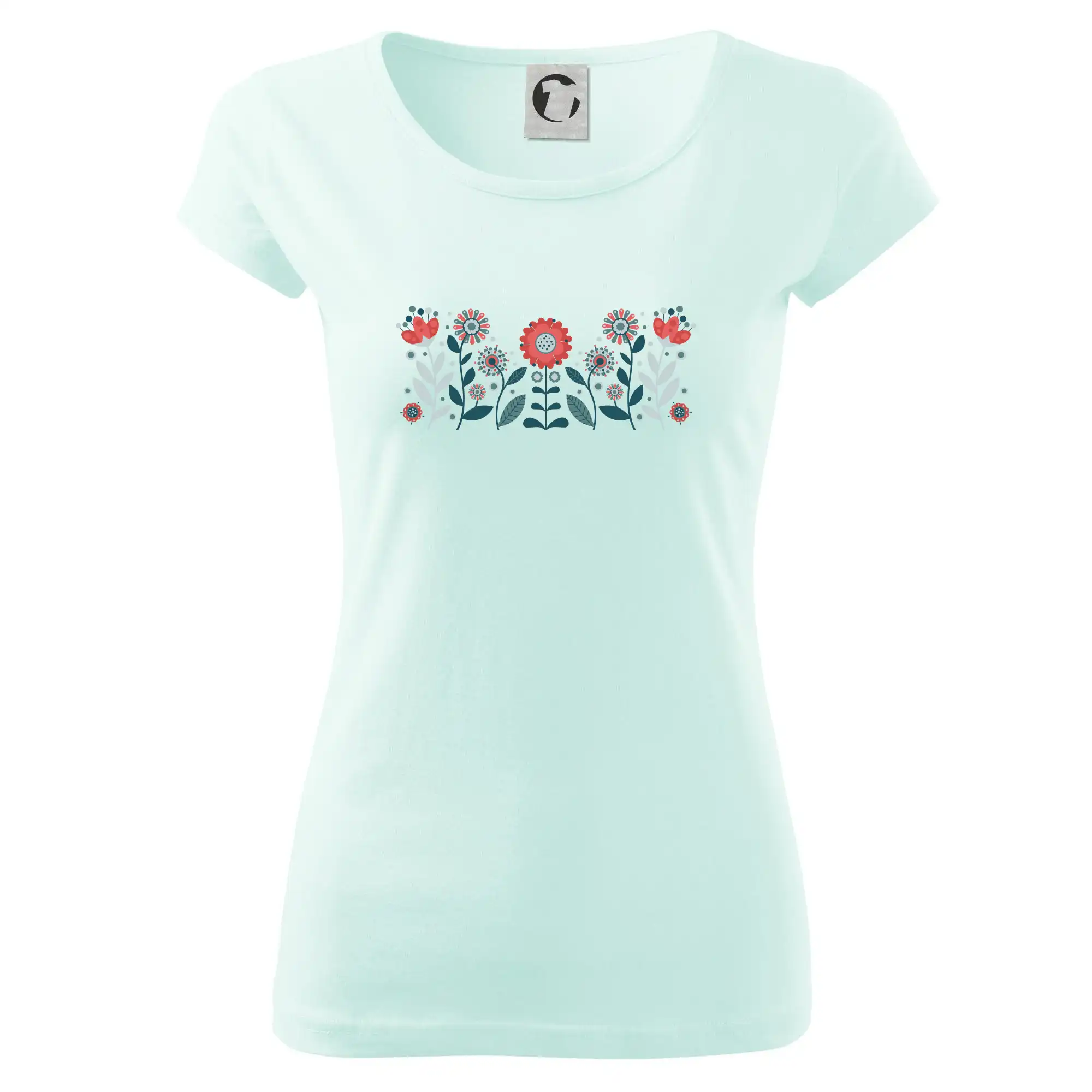 Folklor - květiny v řadě