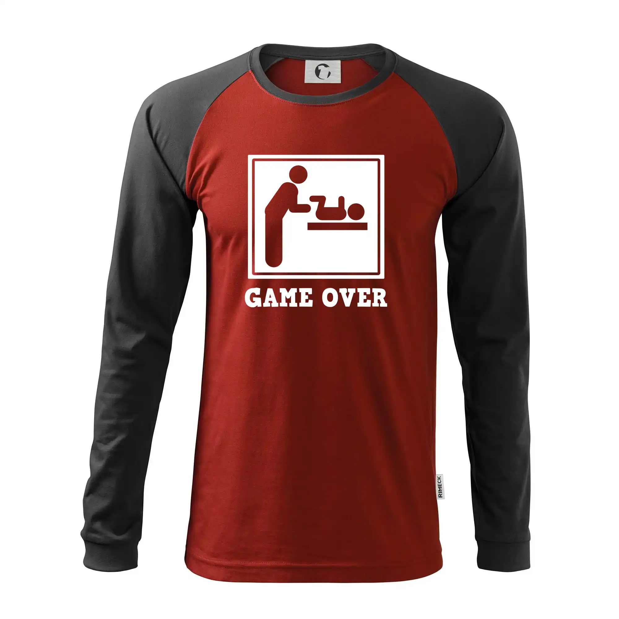 Game over miminko - Pánske tričko s dlhým rukávom LS130