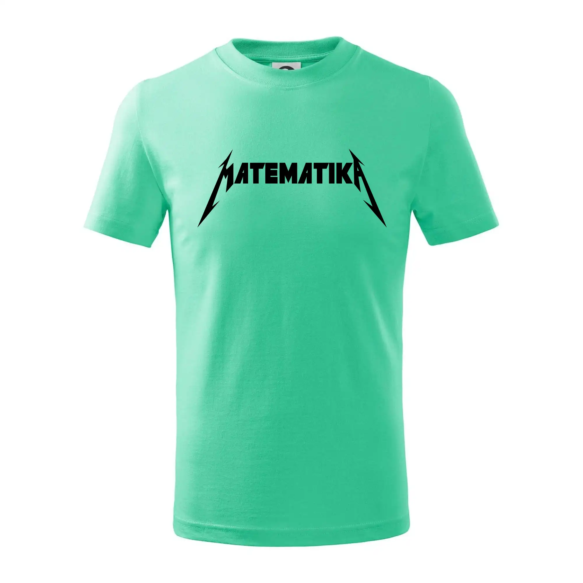 Učiteľské tričká - Matematika rock logo - Tričko detské bavlnené