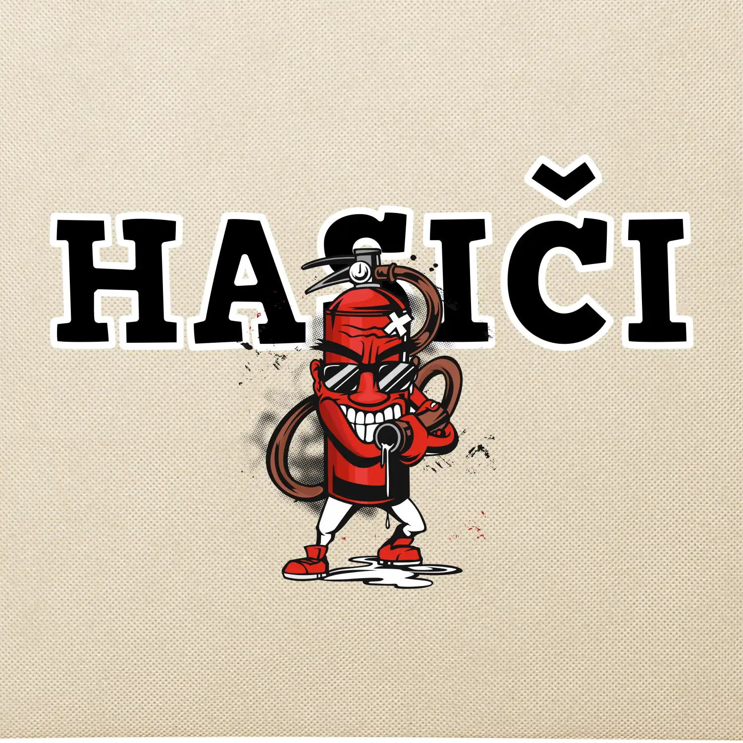 Hasiči hasící přístroj