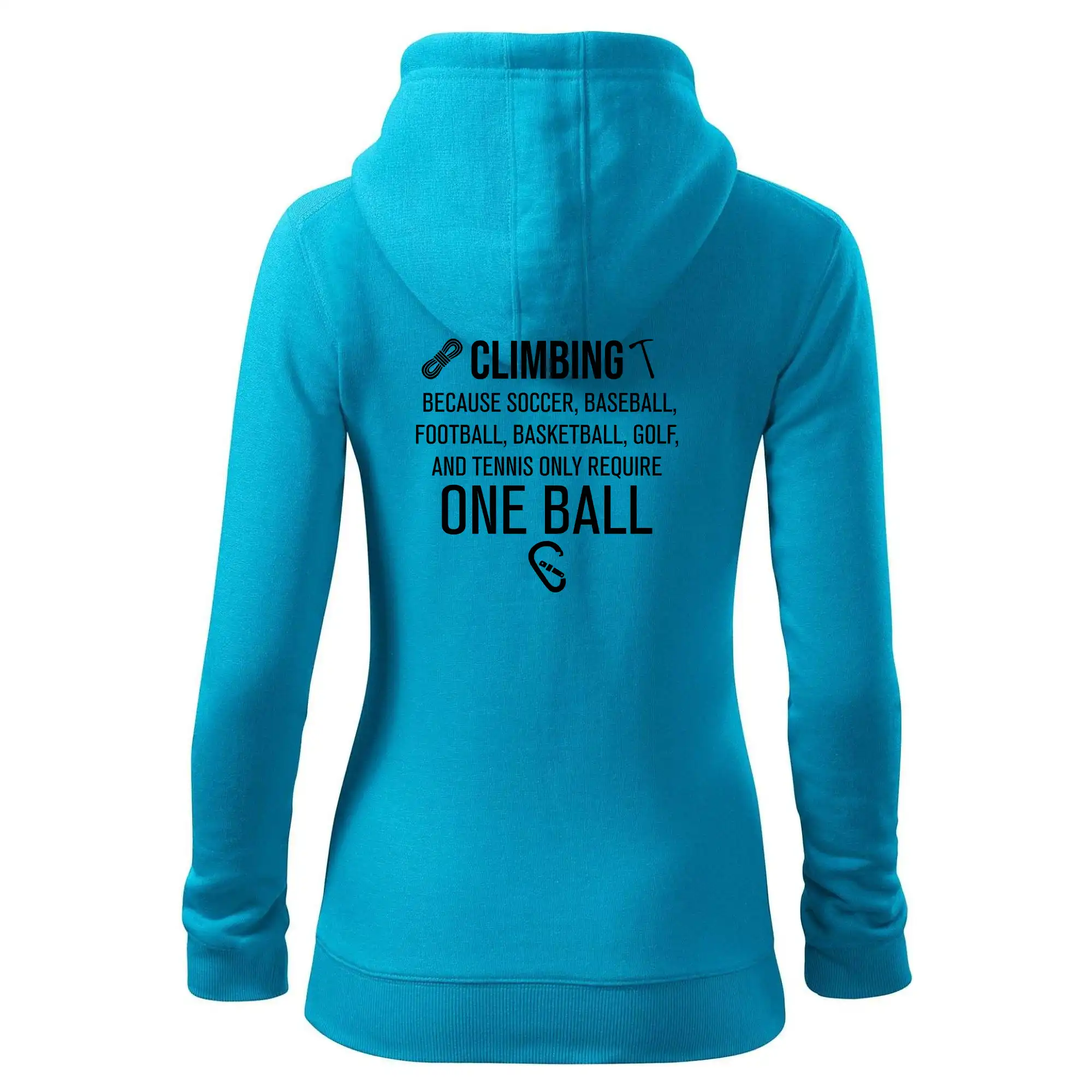Climbing beacause one ball