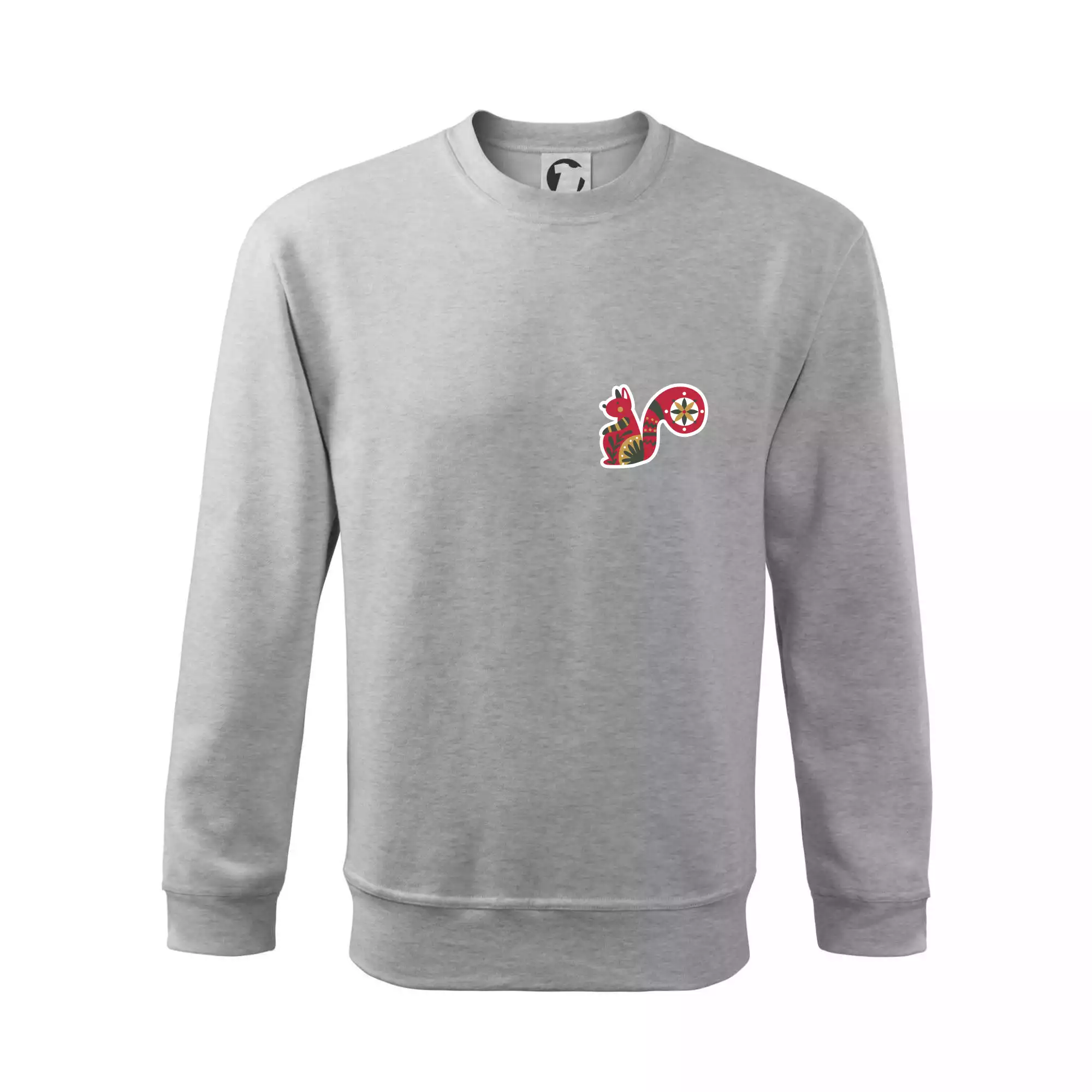 Folklor na prsu veverka