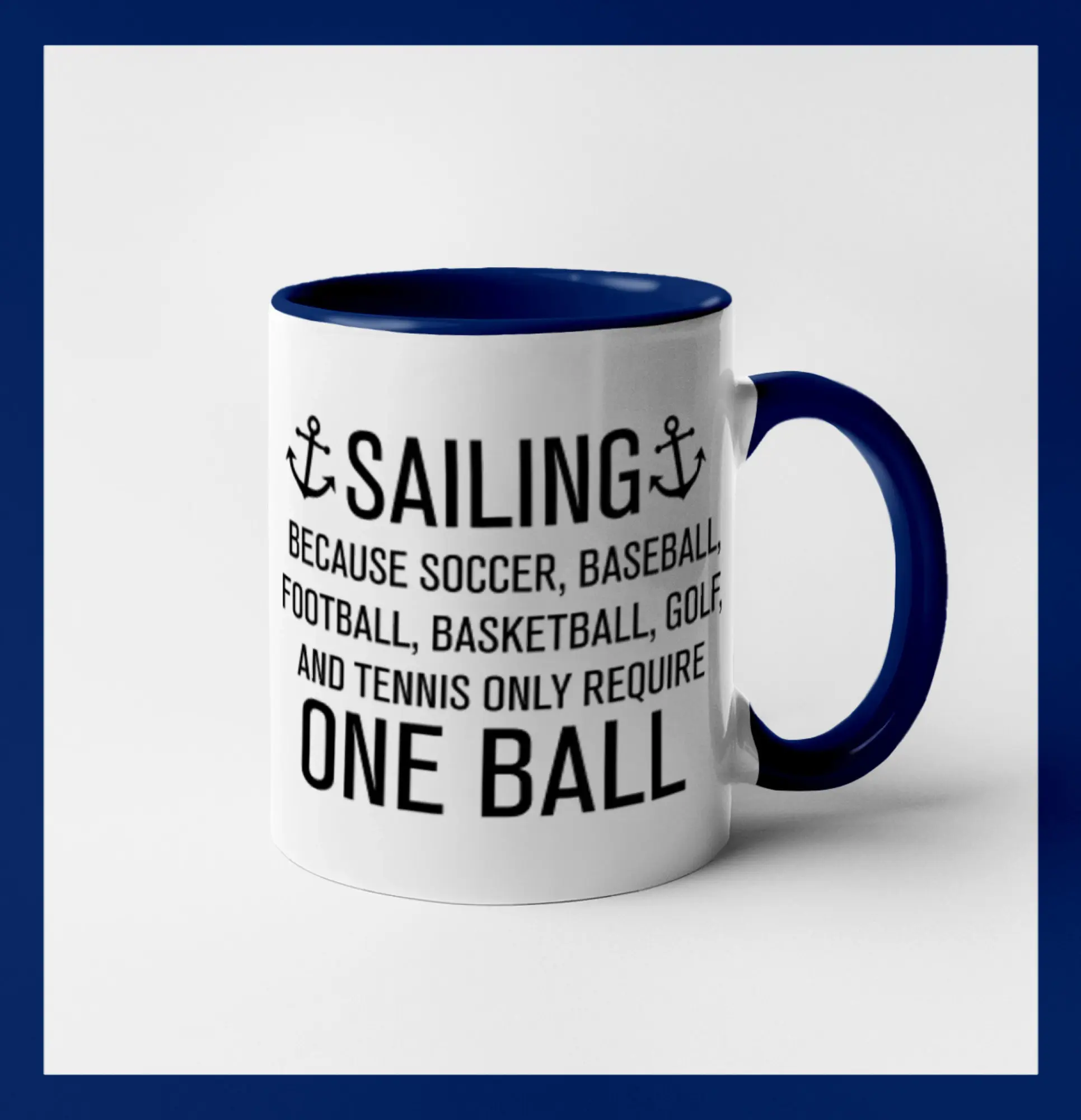Sailing beacause one ball
