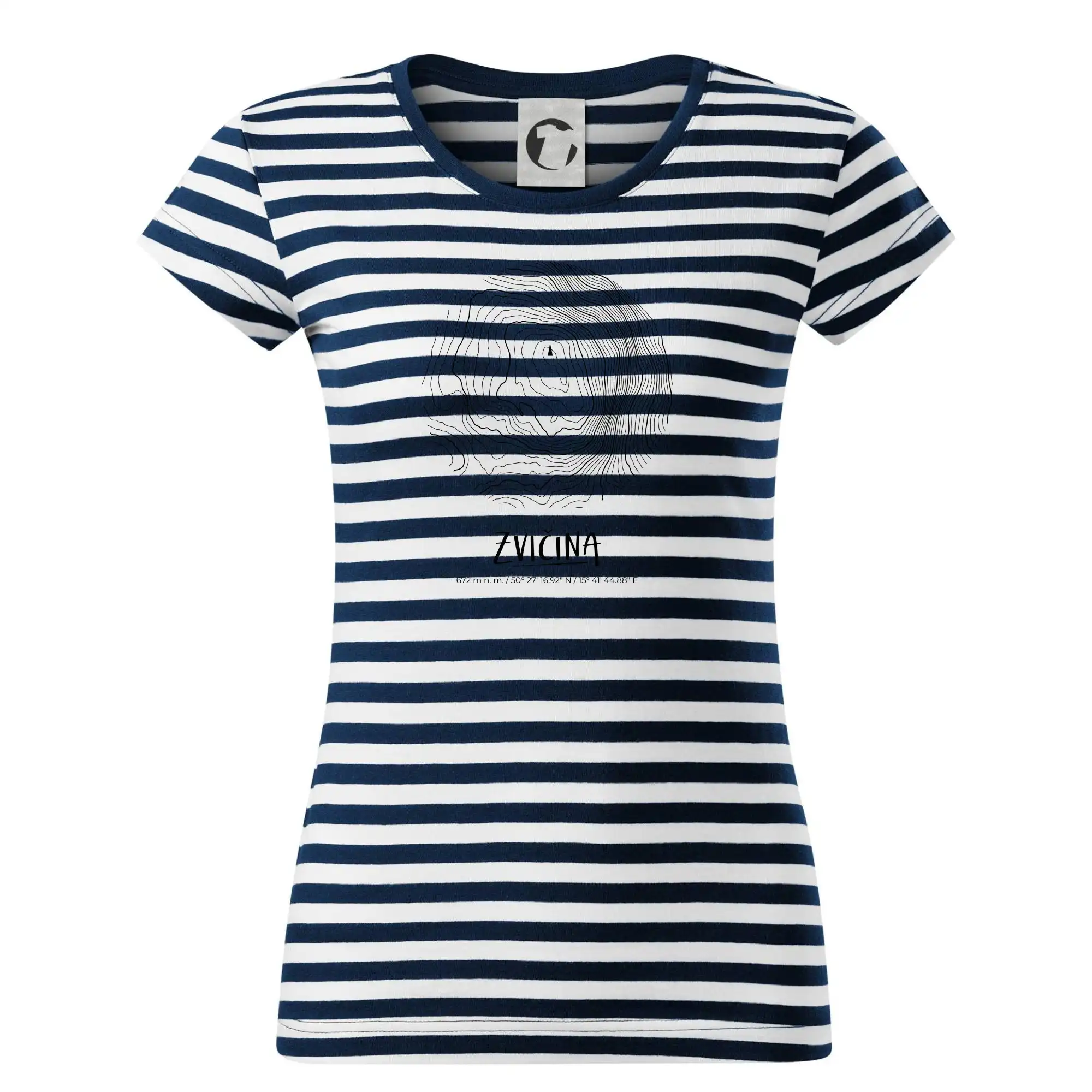 Zvičina - vrstevnice v kruhu