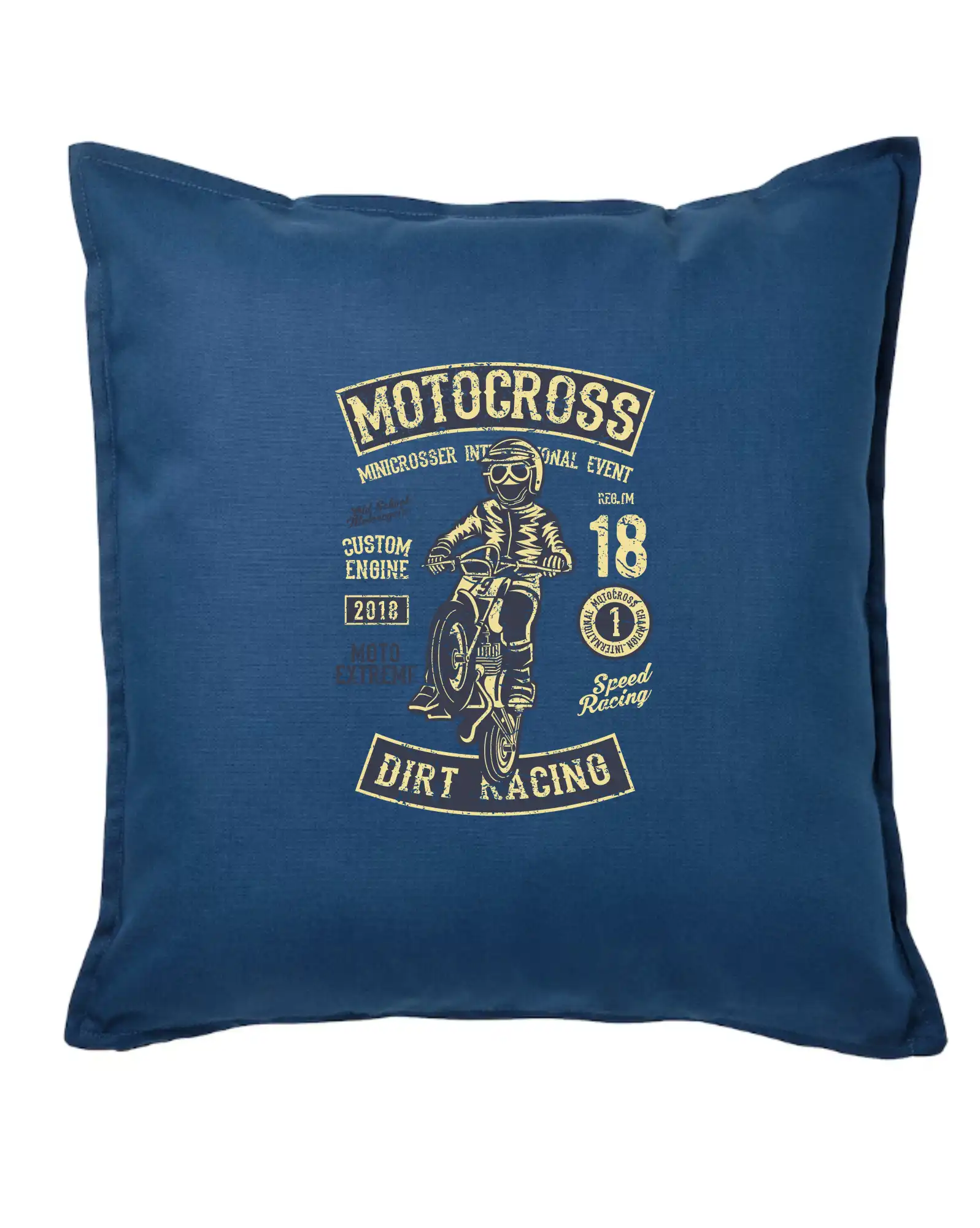 Motocross tričká - Moto Cross vintage - Vankúš 50x50
