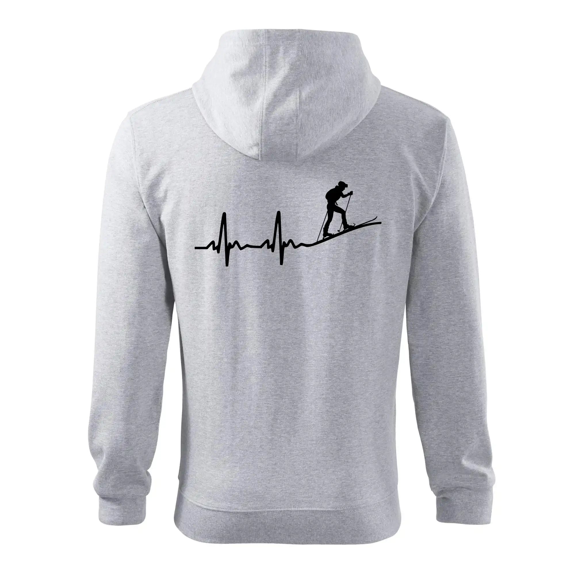 Lyže a Snowboard - EKG skialpinismus - Mikina s kapucňou na zips trendy zipper
