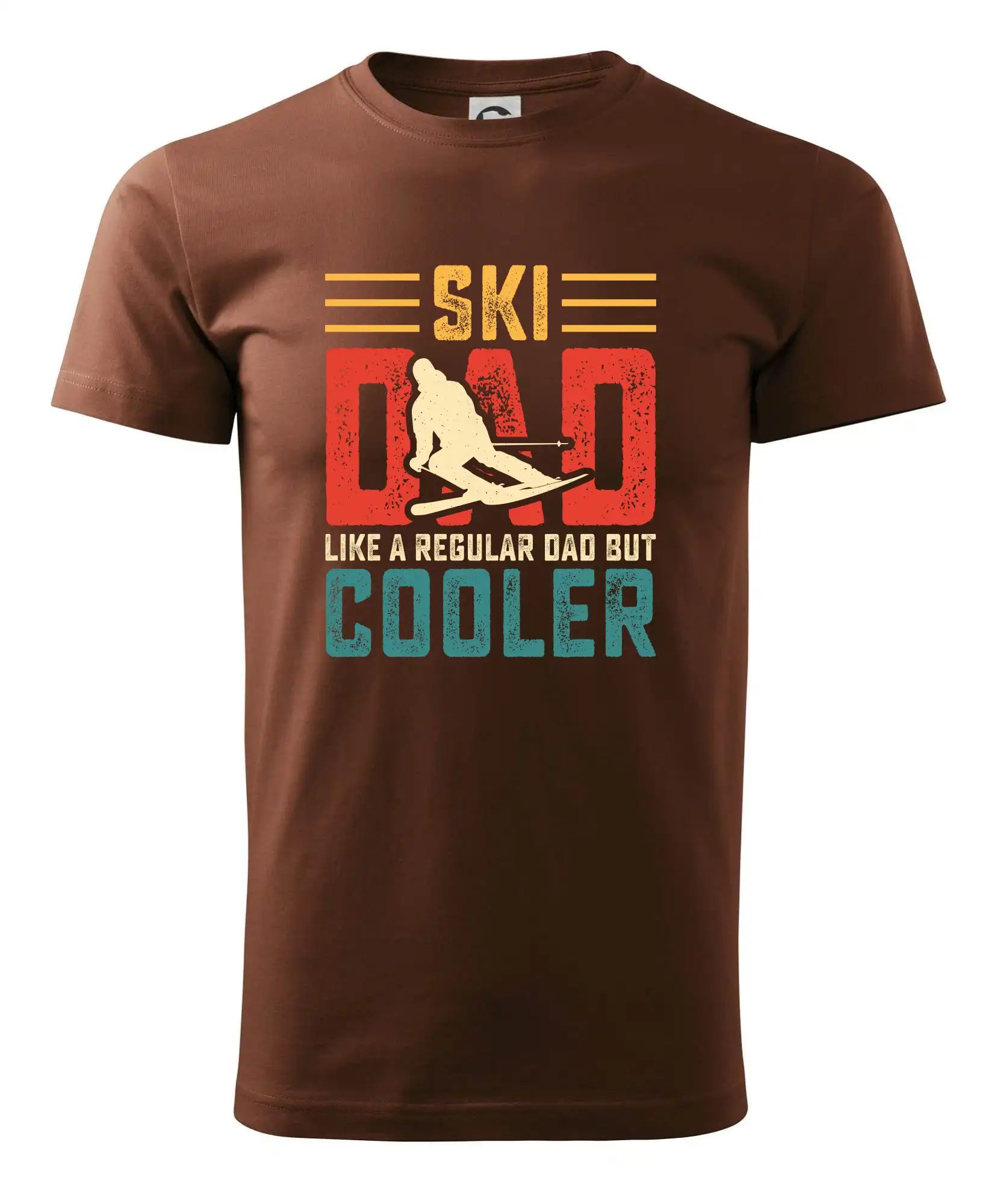 Lyže a Snowboard - Ski dad like a regular dad but cooler - Pánske tričko nižšej gramáže