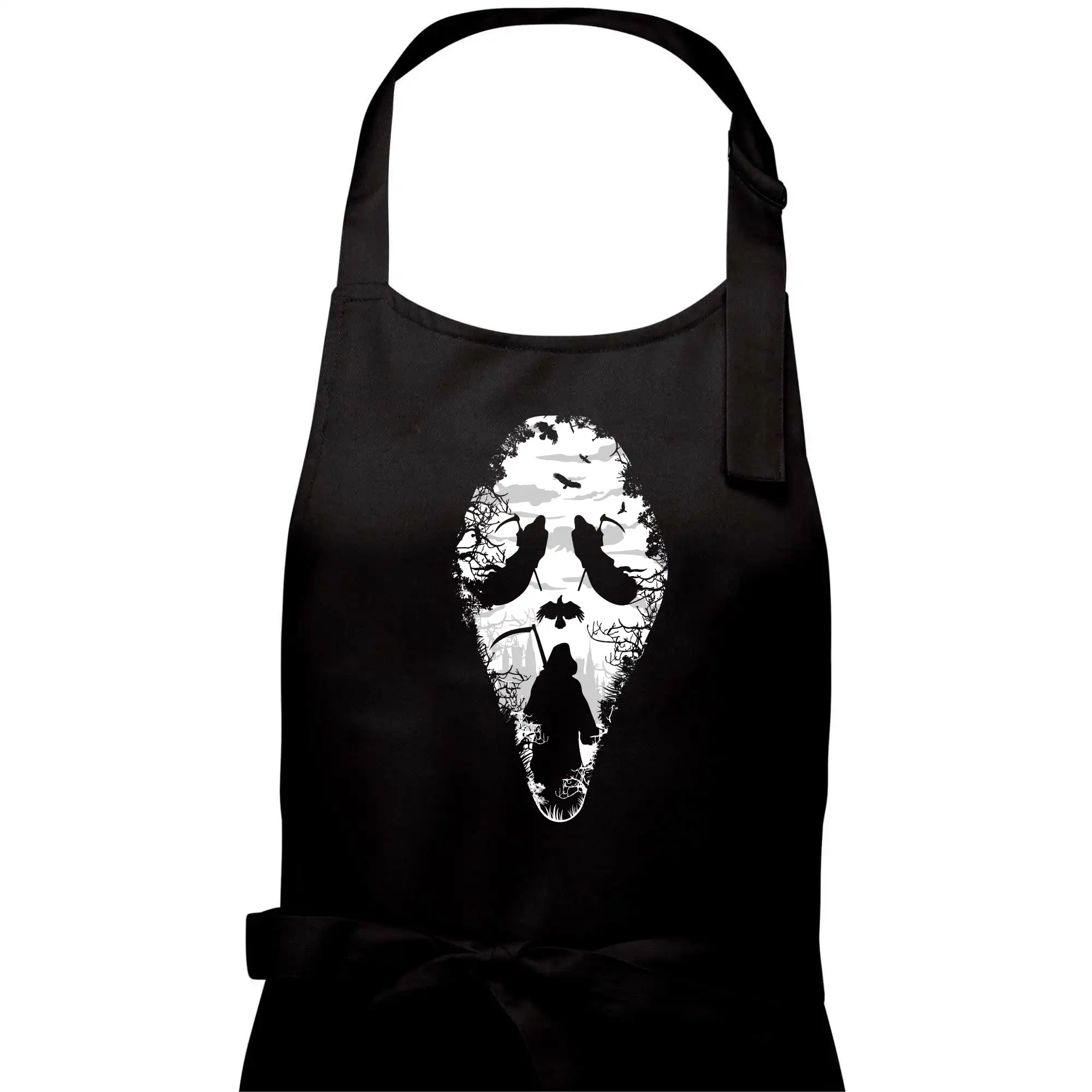 Grafické tričká - Reaper Scream mask - Pánska zástera na varenie