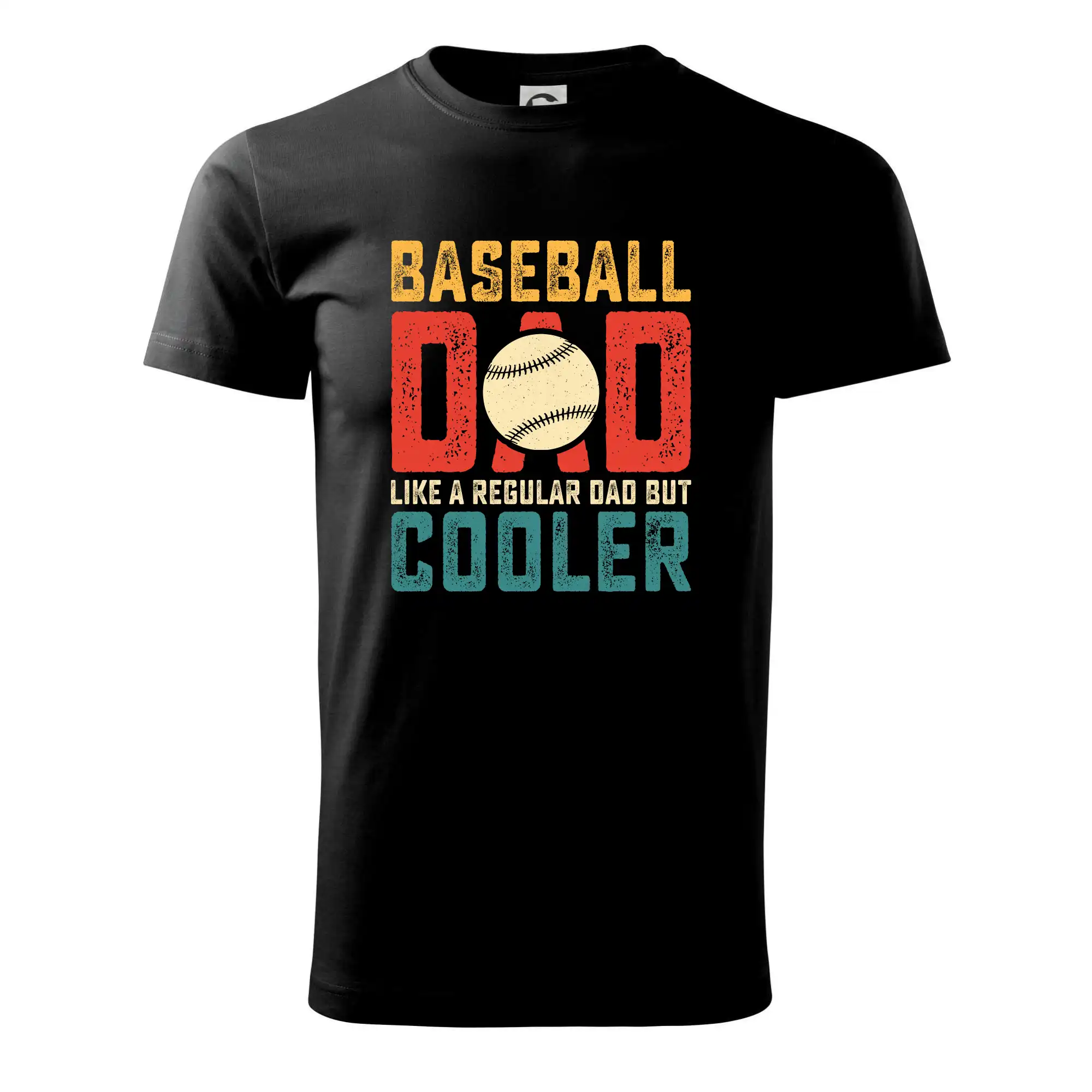 Tričká baseball - Baseball dad like a regular dad but cooler - Tričko extra veľké  (5-8XL)