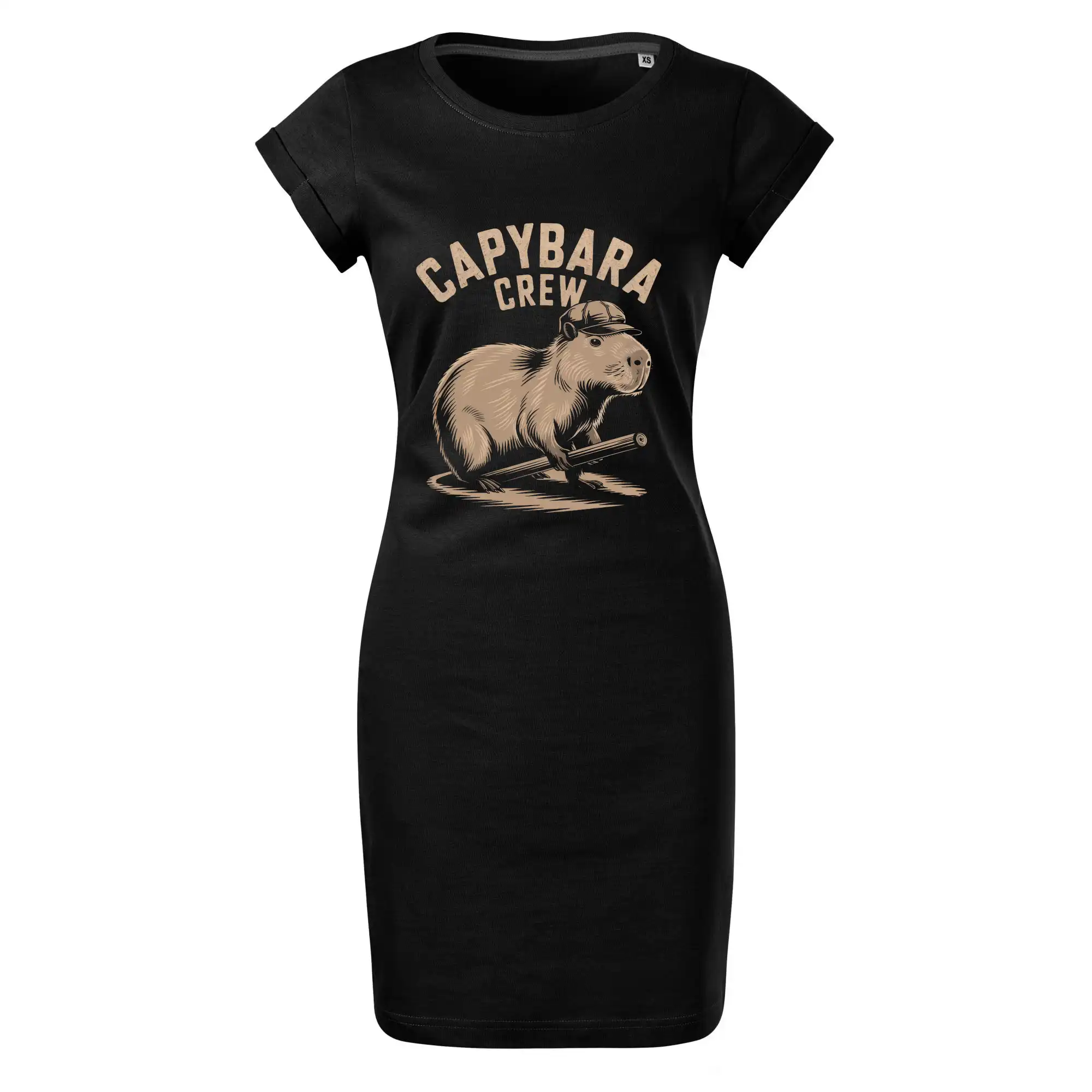 Tričká so zvieratami - Capybara crew - Tričko Šaty FREEDOM