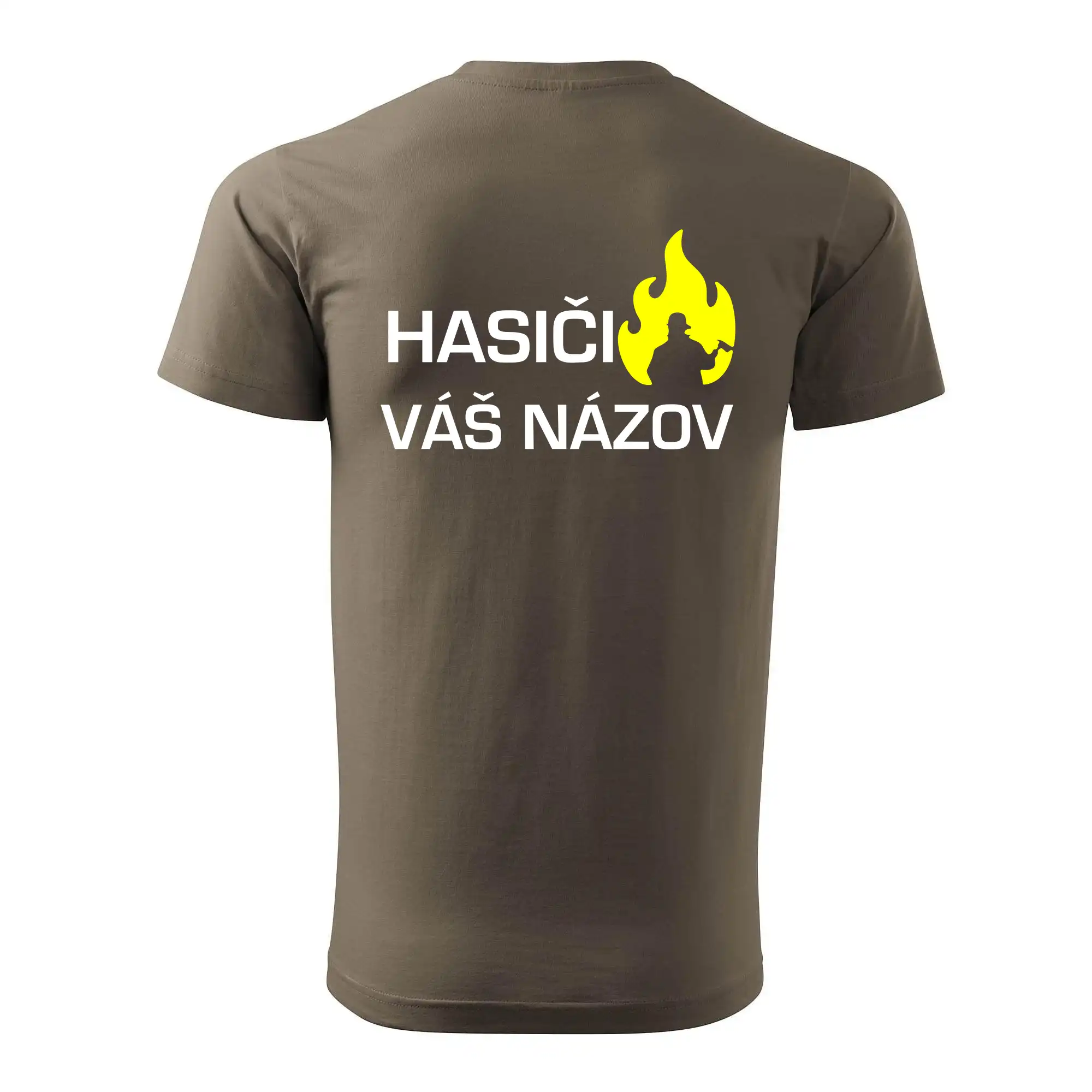 Hasiči - Váš názov - FLUO + Reflexná potlač