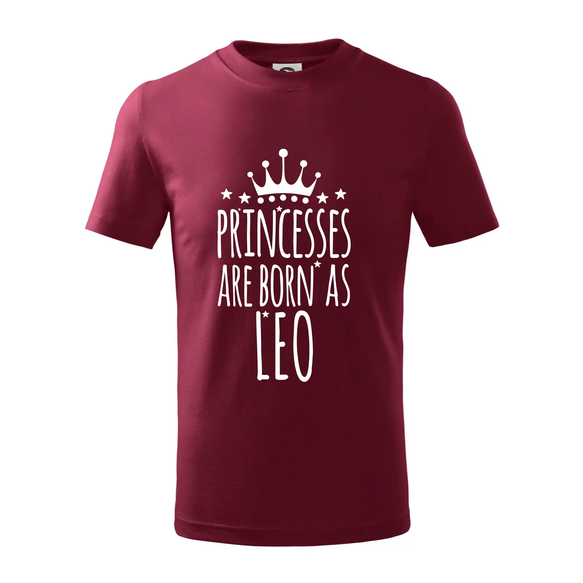 Tričká s levom - Princesses are born as Leo - Lev - Tričko detské bavlnené