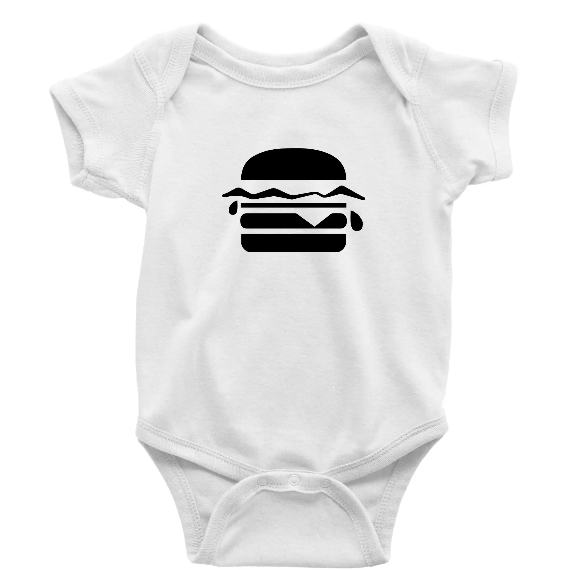 Hamburger ikona - Body dojčenské s krátkym rukávom