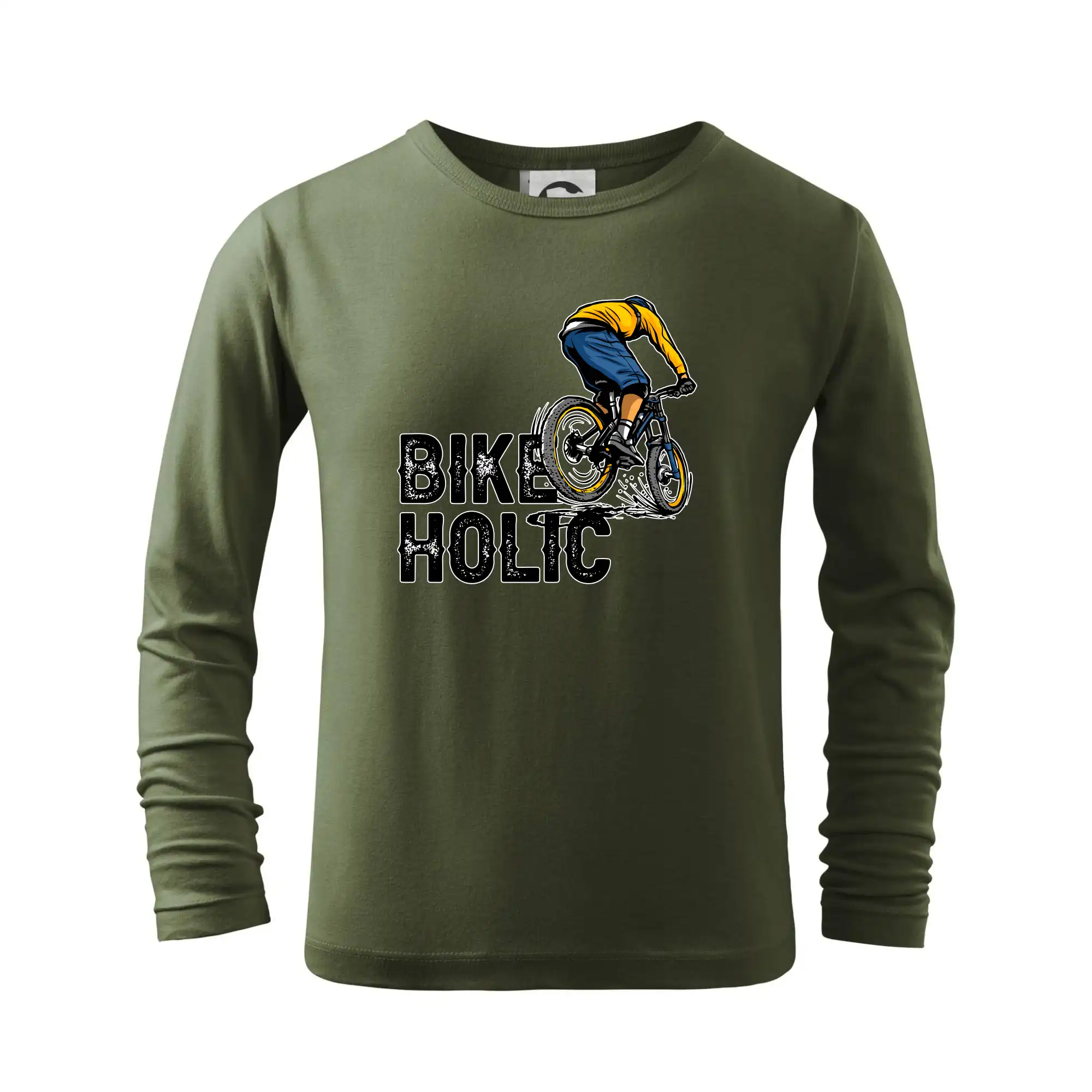 Tričko ako darček pre cyklistu - BikeHolic - Tričko detské Long Sleeve
