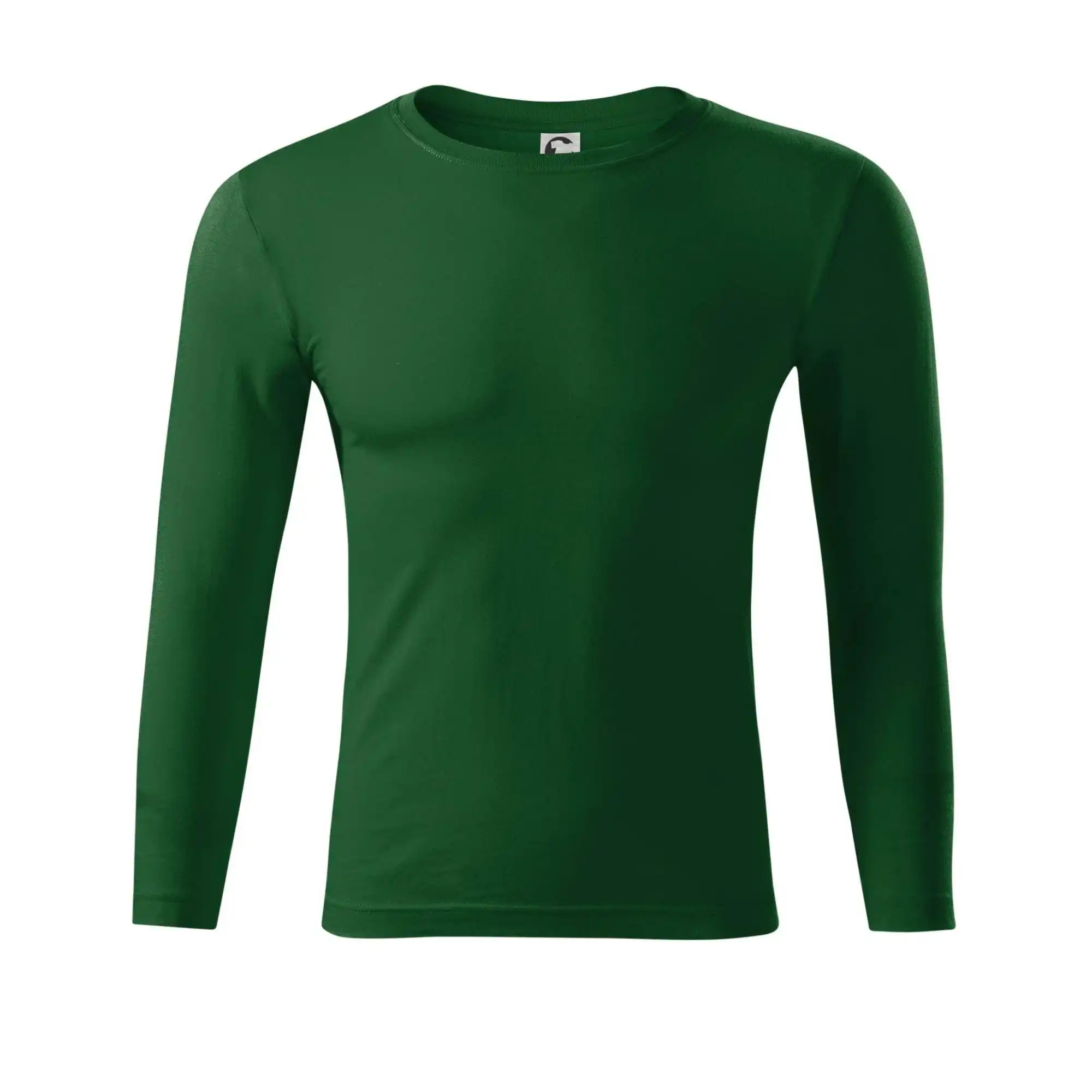 MyShirt tričká - Zelené tričko - Tričko Progress s dlhým rukávom