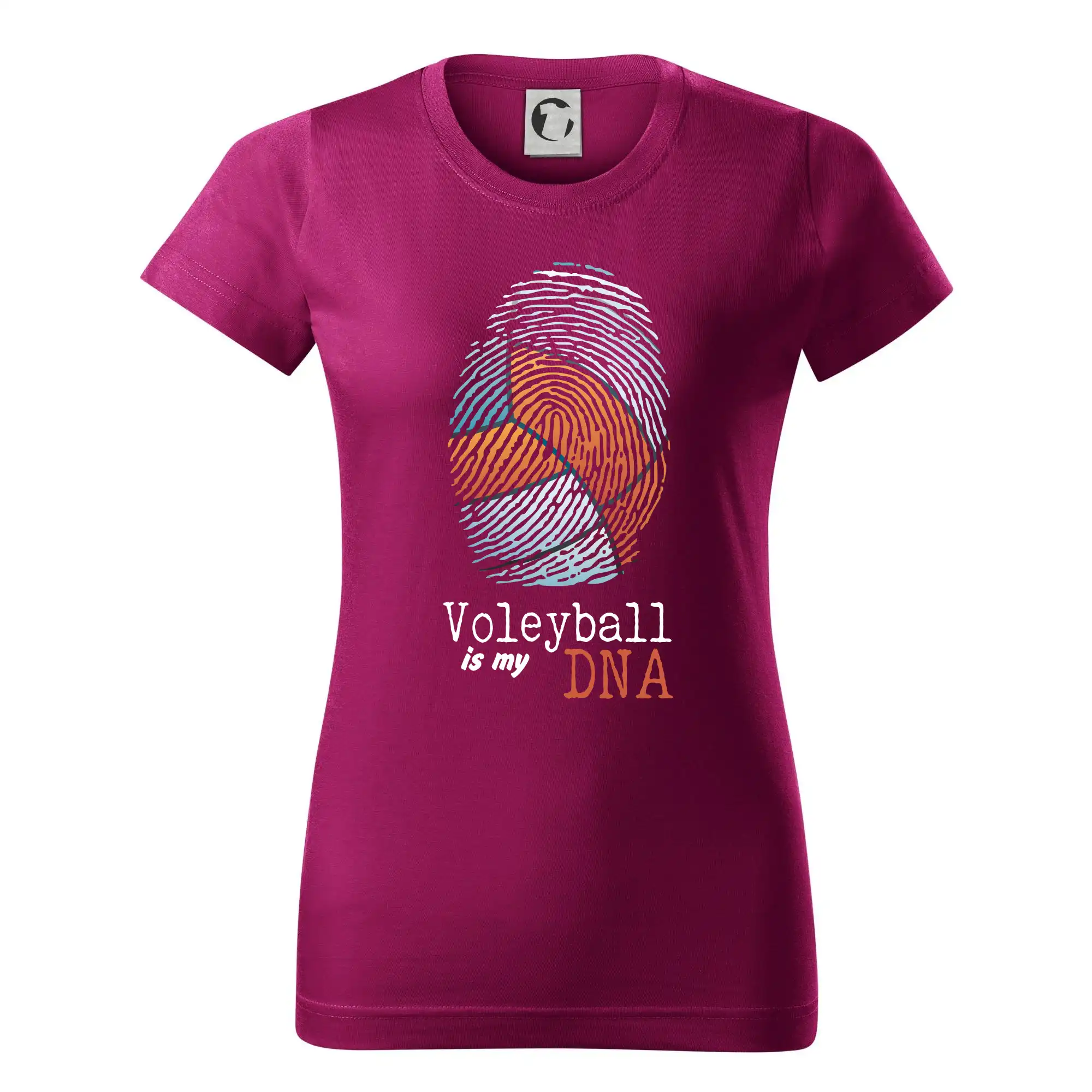 Trička na volejbal - Volejball is my DNA - Dámske tričko basic - ľahko voľnejšie a dlhšie