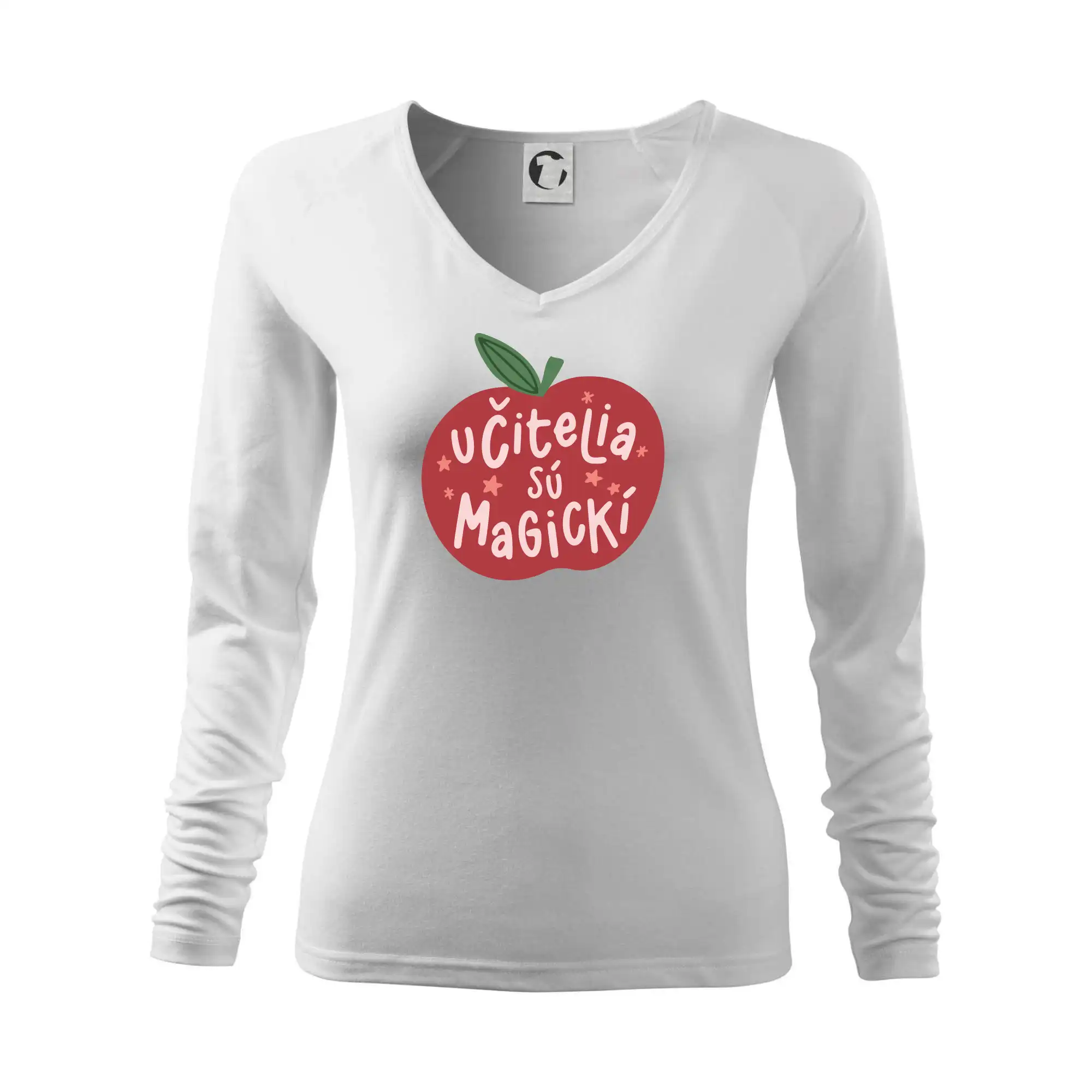 Tričká a mikiny pre prváčikov na prvý školský deň – veselé a pohodlné - Učitelia sú magickí - Tričko dámske Elegance