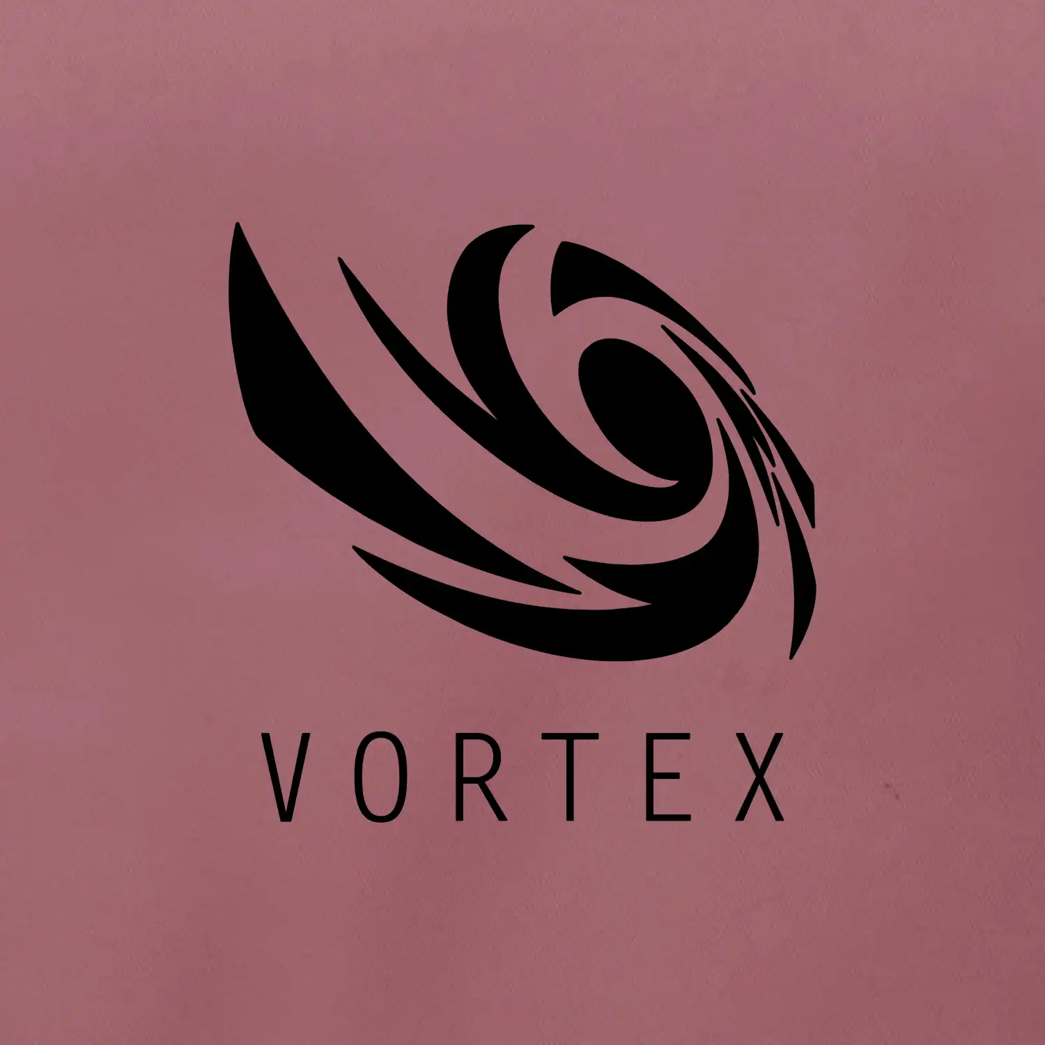 Vortex logo jednobarevné