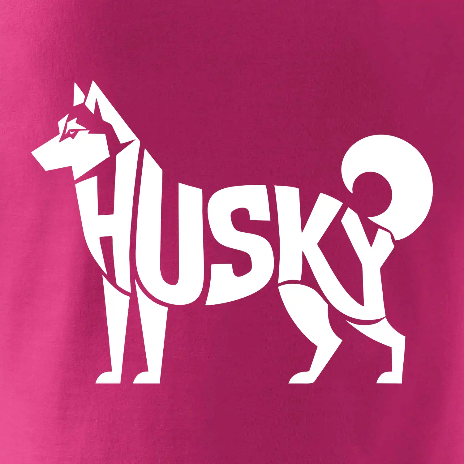 Husky nápis v těle