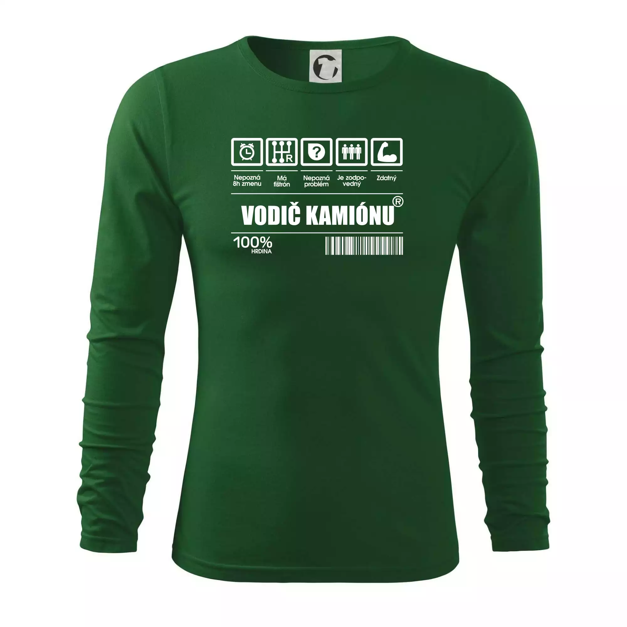 Čiarový kód - Vodič kamionu