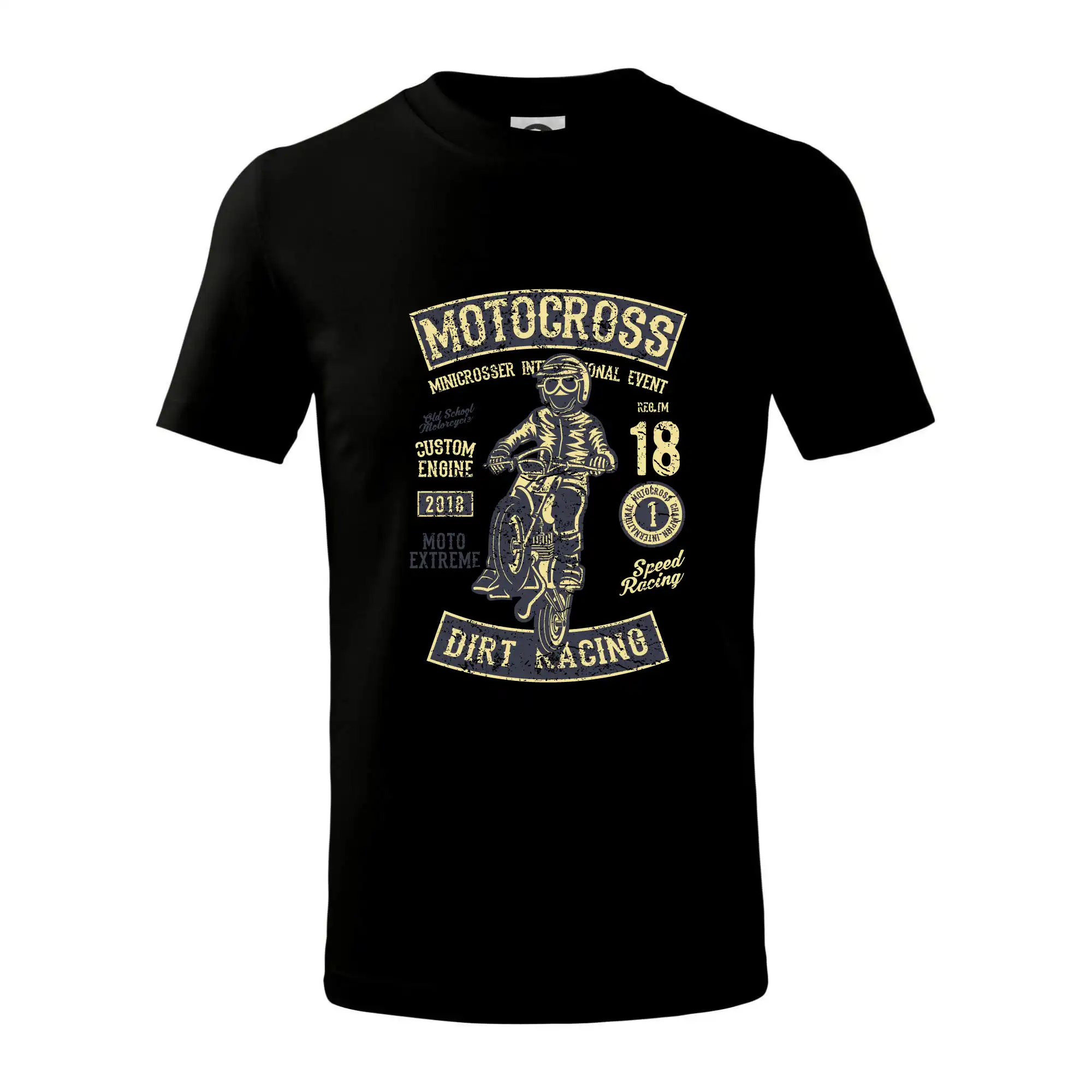 Motocross tričká - Moto Cross vintage - Tričko detské bavlnené