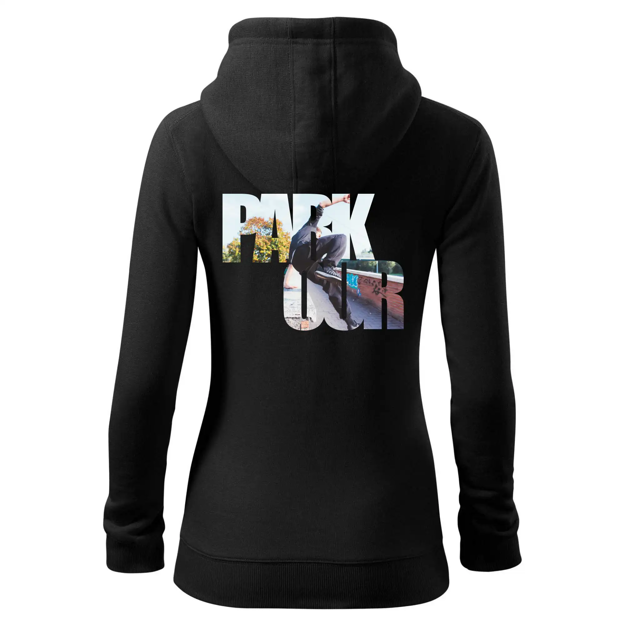 Parkour nápis ve městě
