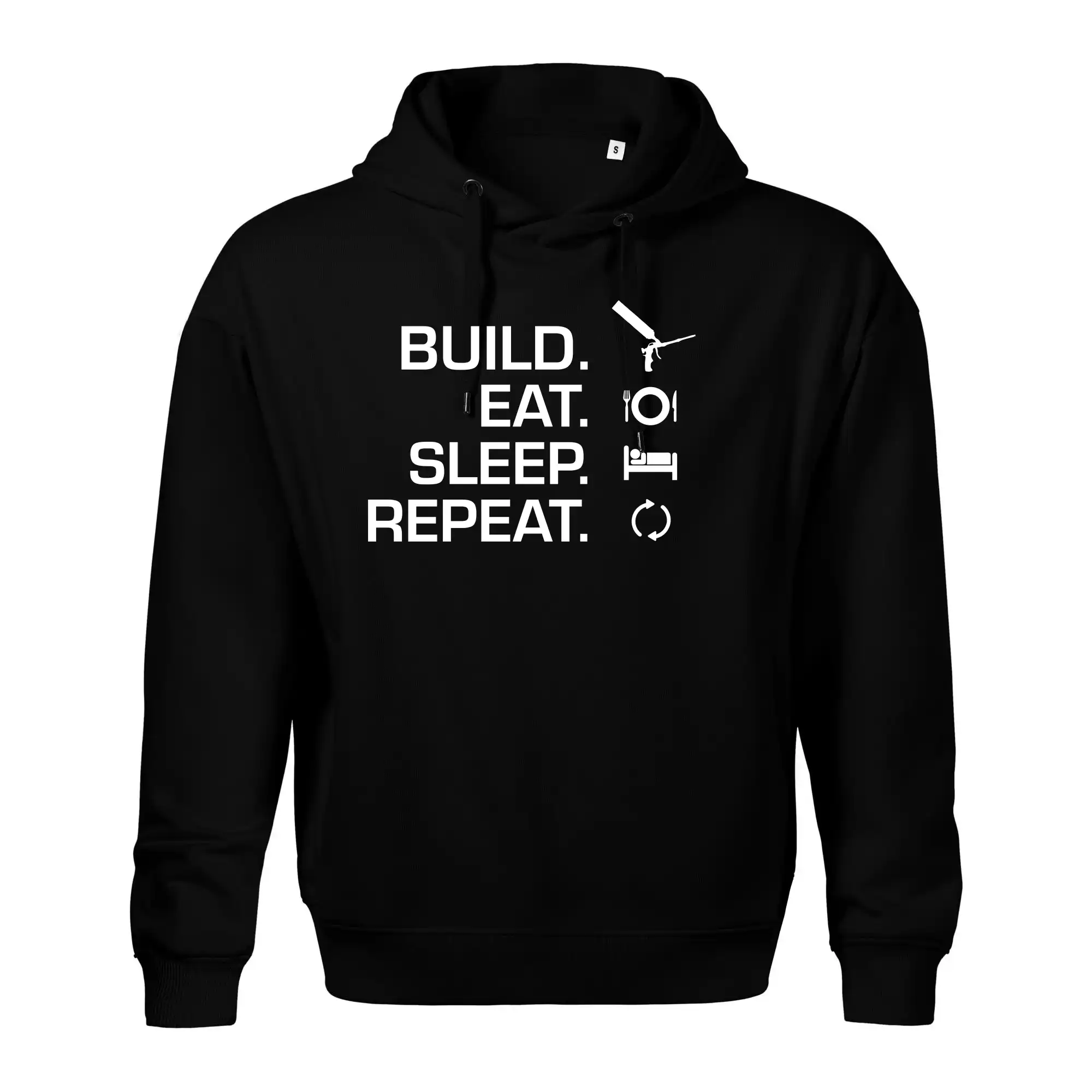 Build eat sleep repeat - montážní pěna
